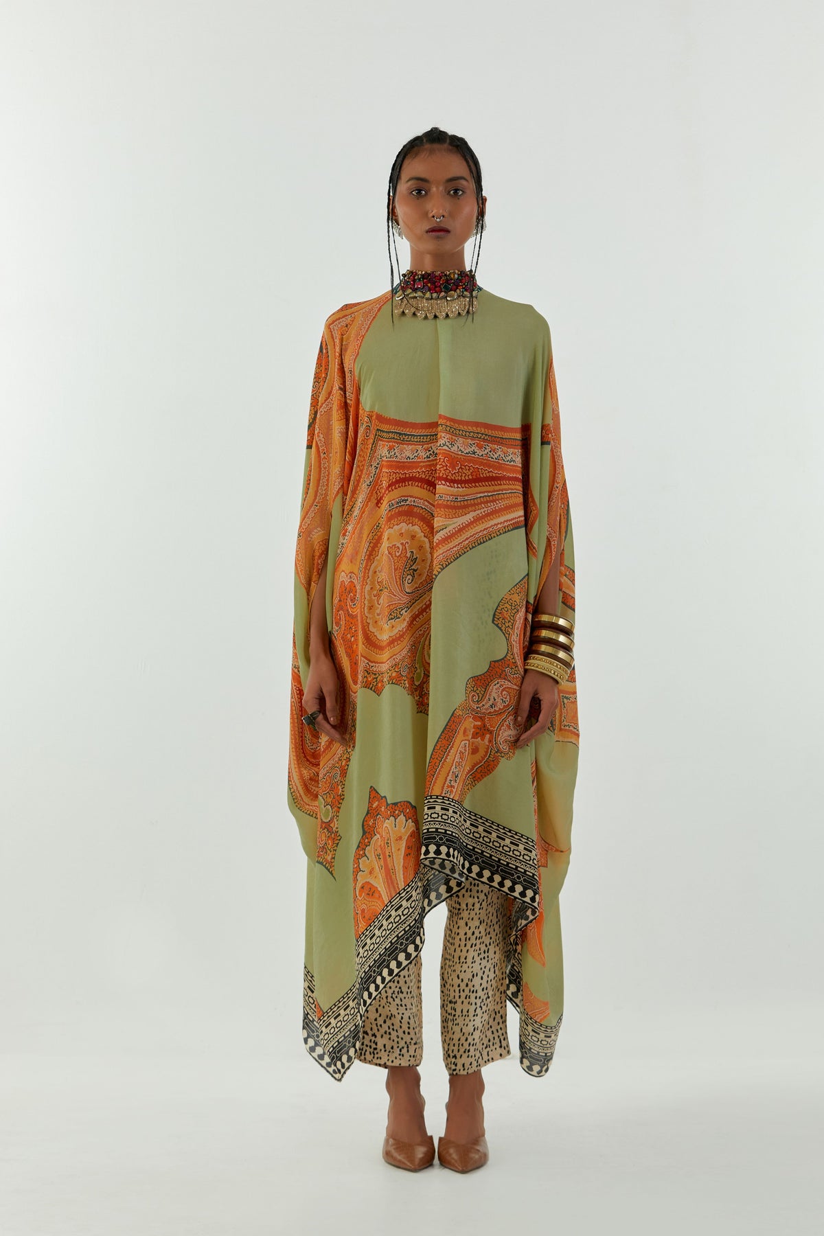 Ritu Kaftan Tunic Co-ord Set