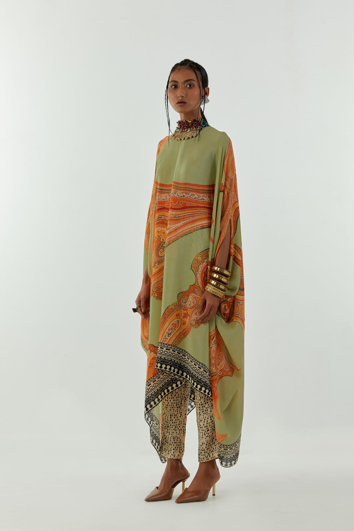 Ritu Kaftan Tunic Co-ord Set