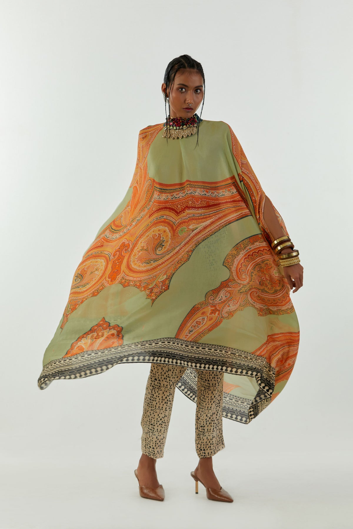 Ritu Kaftan Tunic Co-ord Set