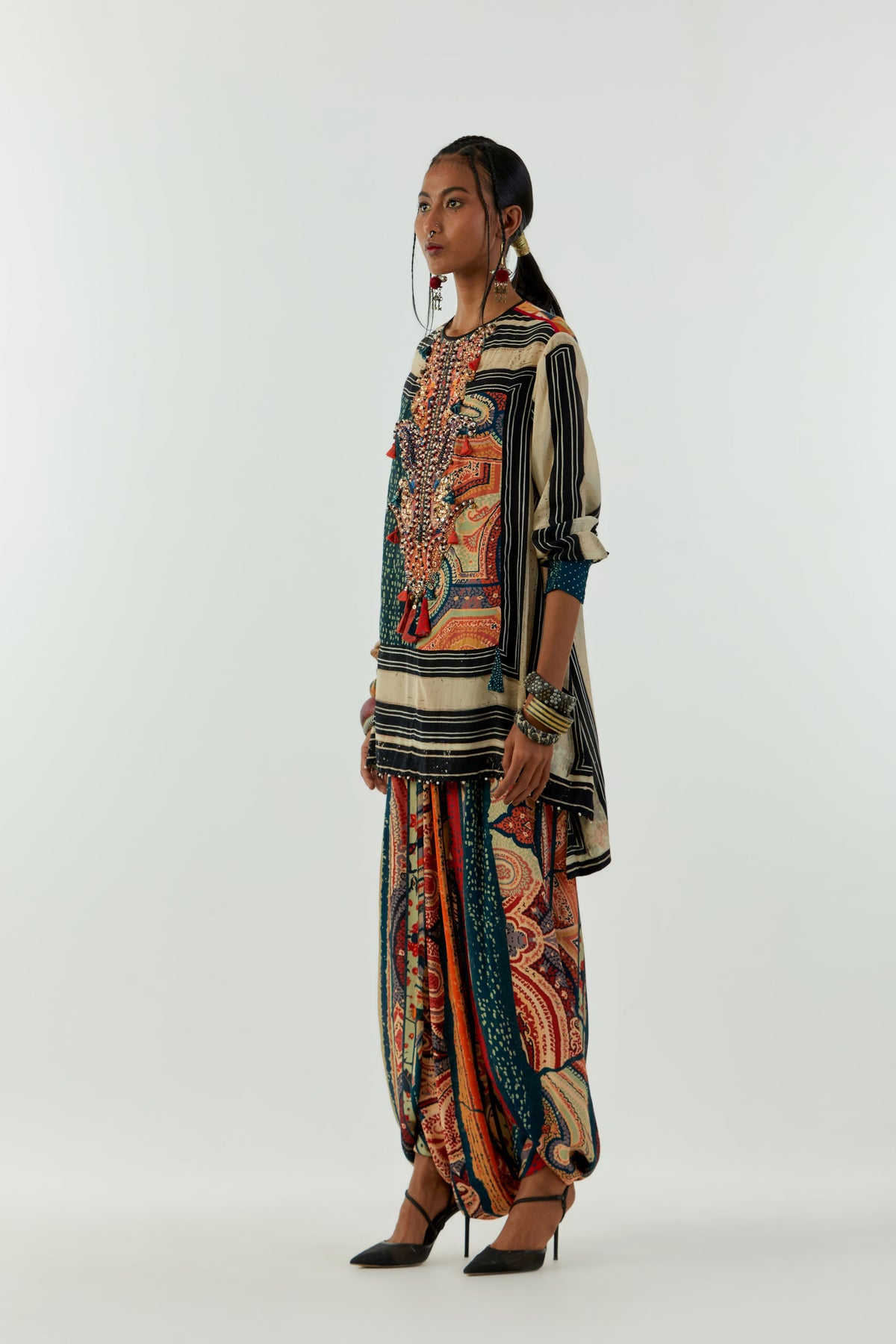 Mitra Short Multi Kurta Set