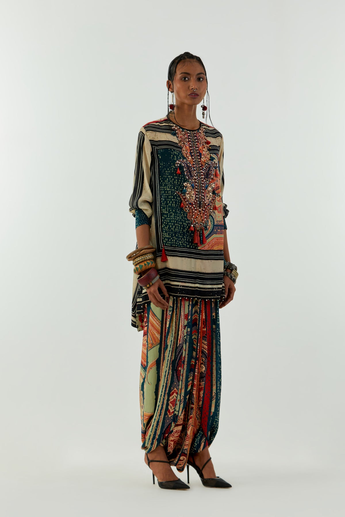 Mitra Short Multi Kurta Set