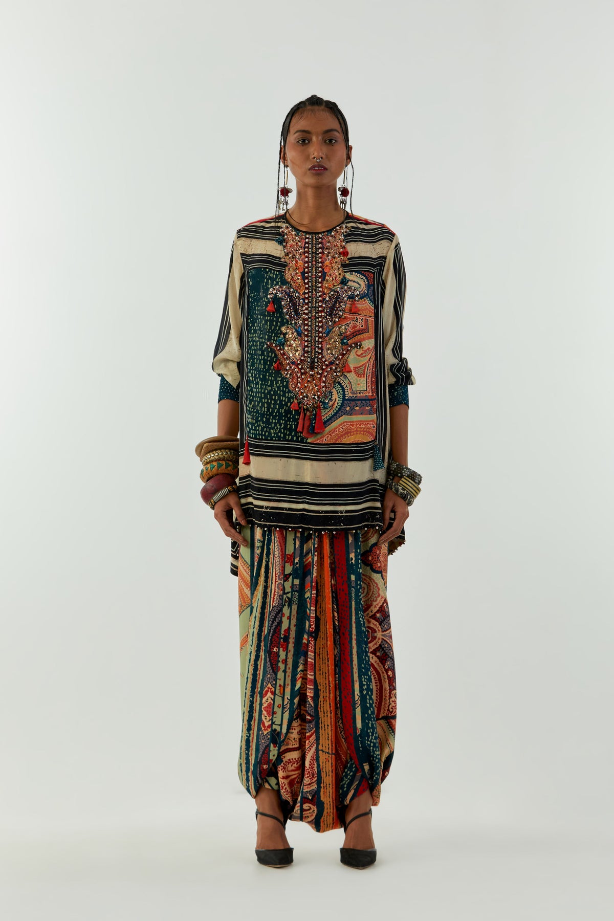 Mitra Short Multi Kurta Set