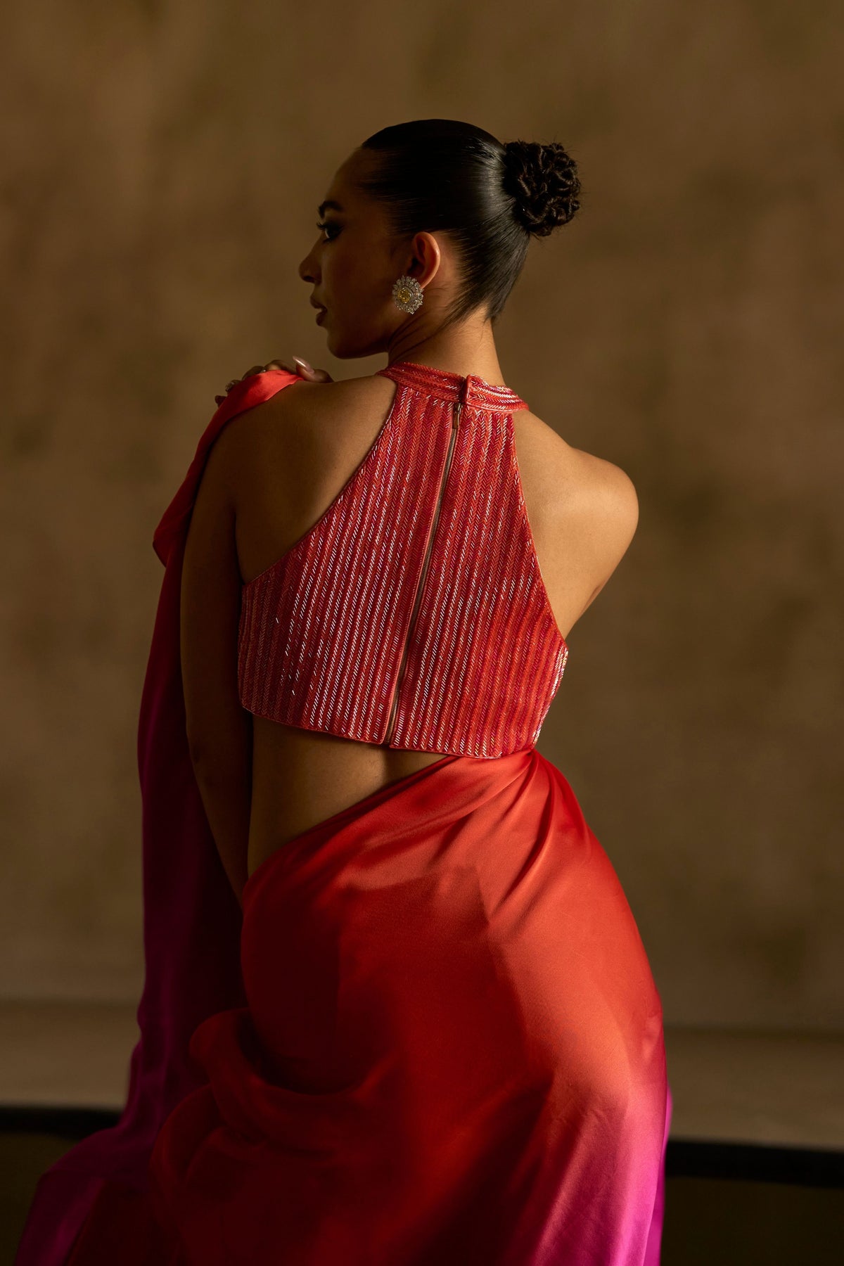 Candy Draped Saree Set