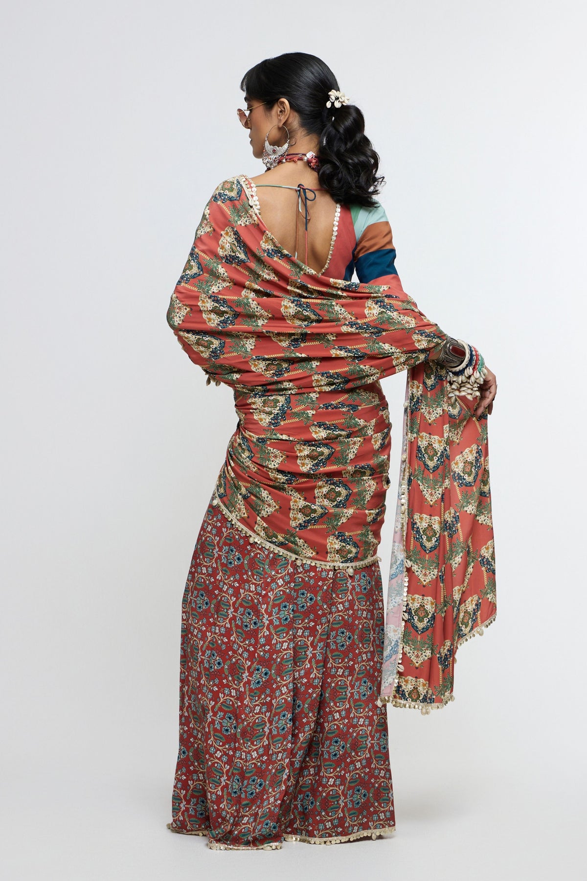 Amaira Drape Saree Set