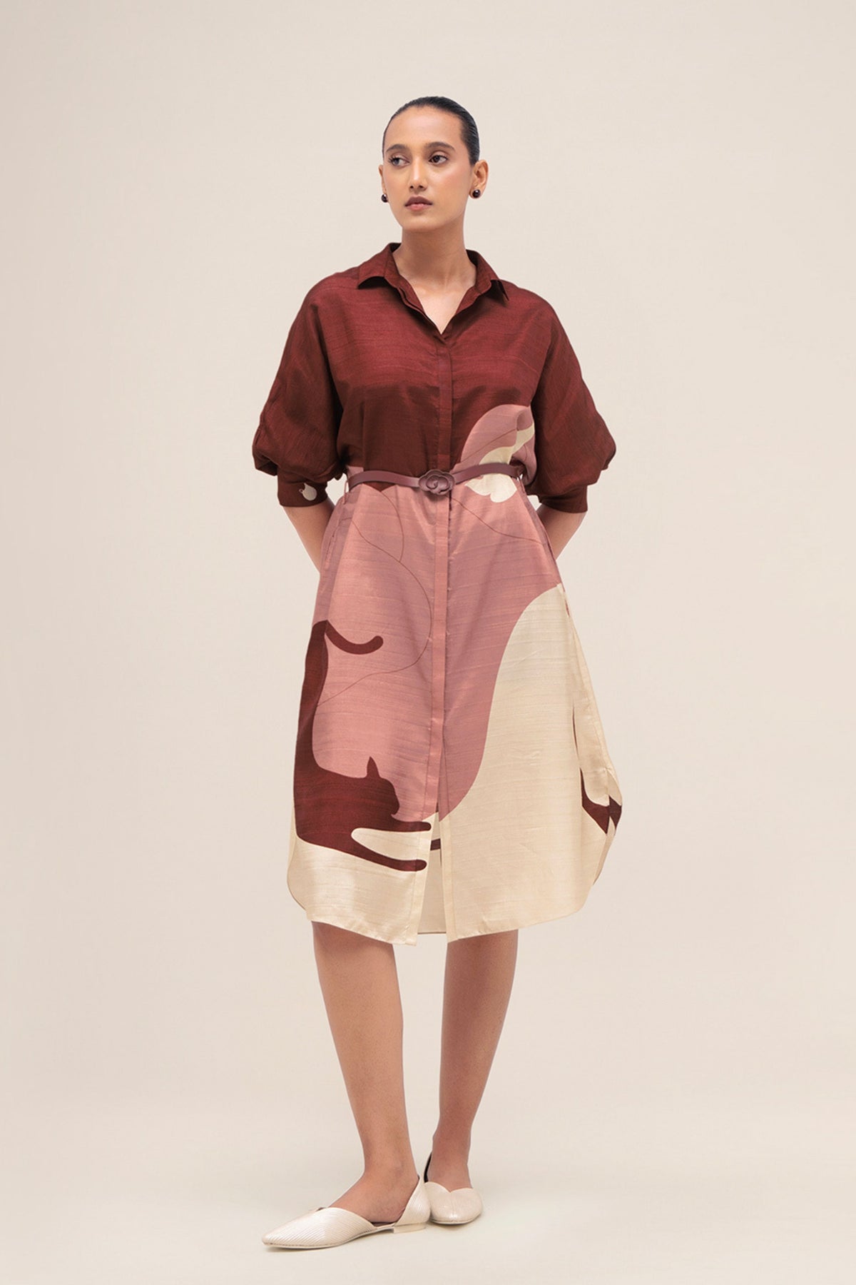 Lina Brick Dress