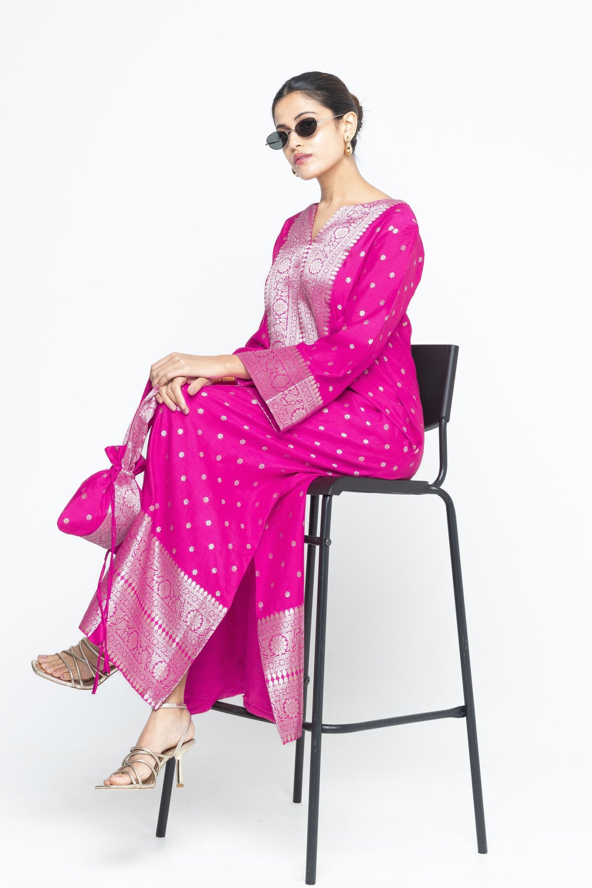 Nats Pink Statement Kaftan