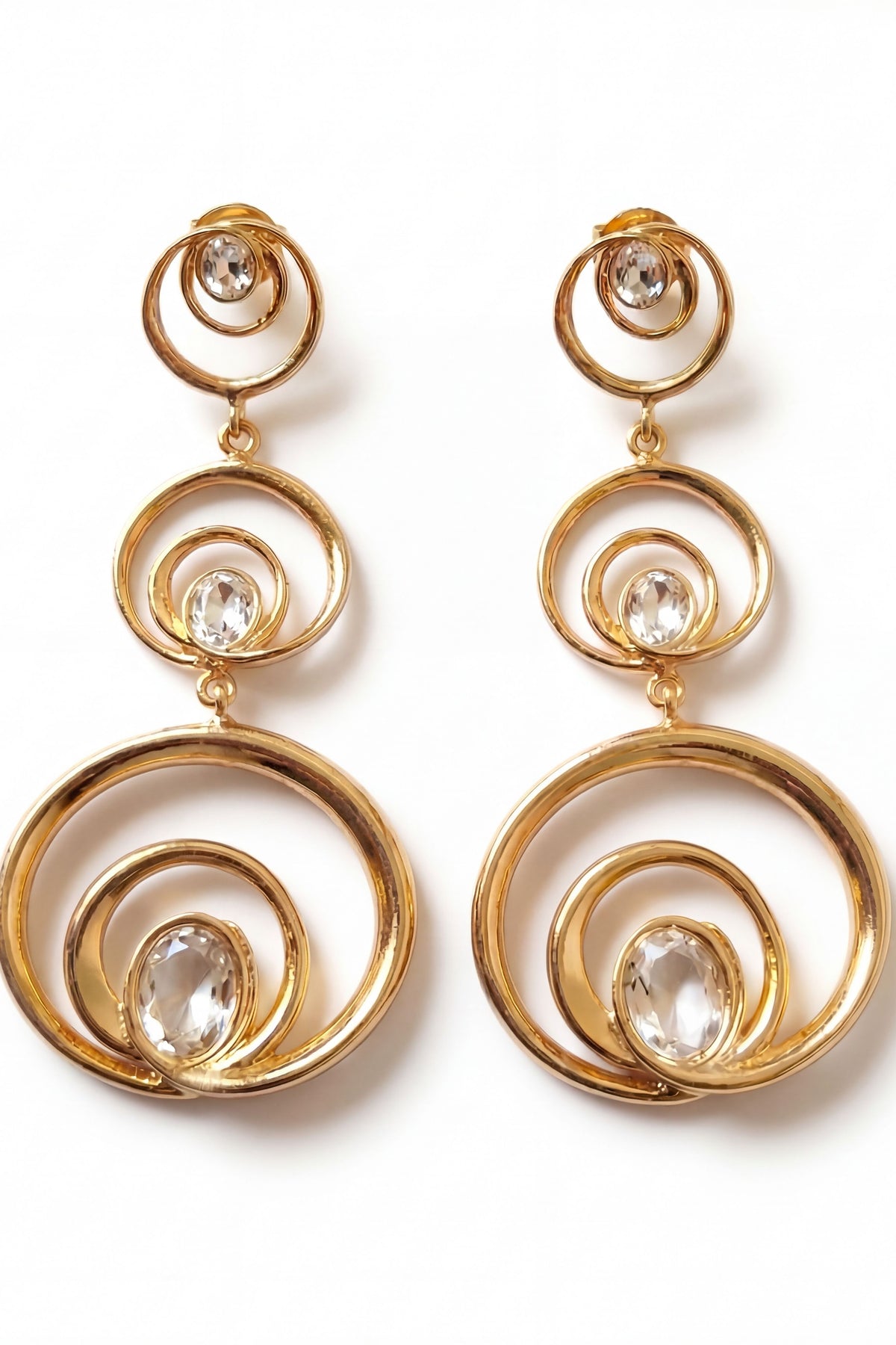 Wave Trio Earrings