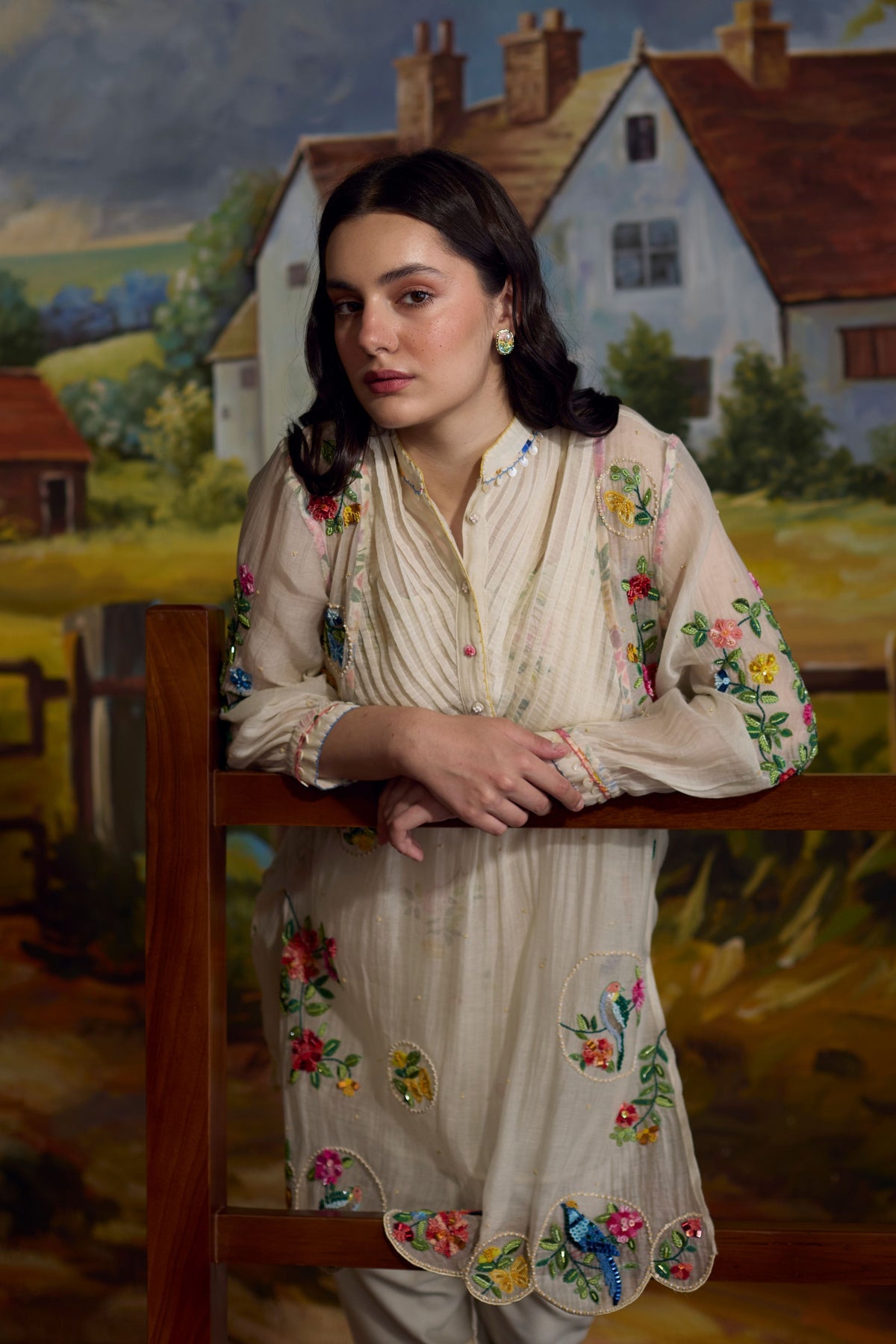 Lumina Embroidered Kurta