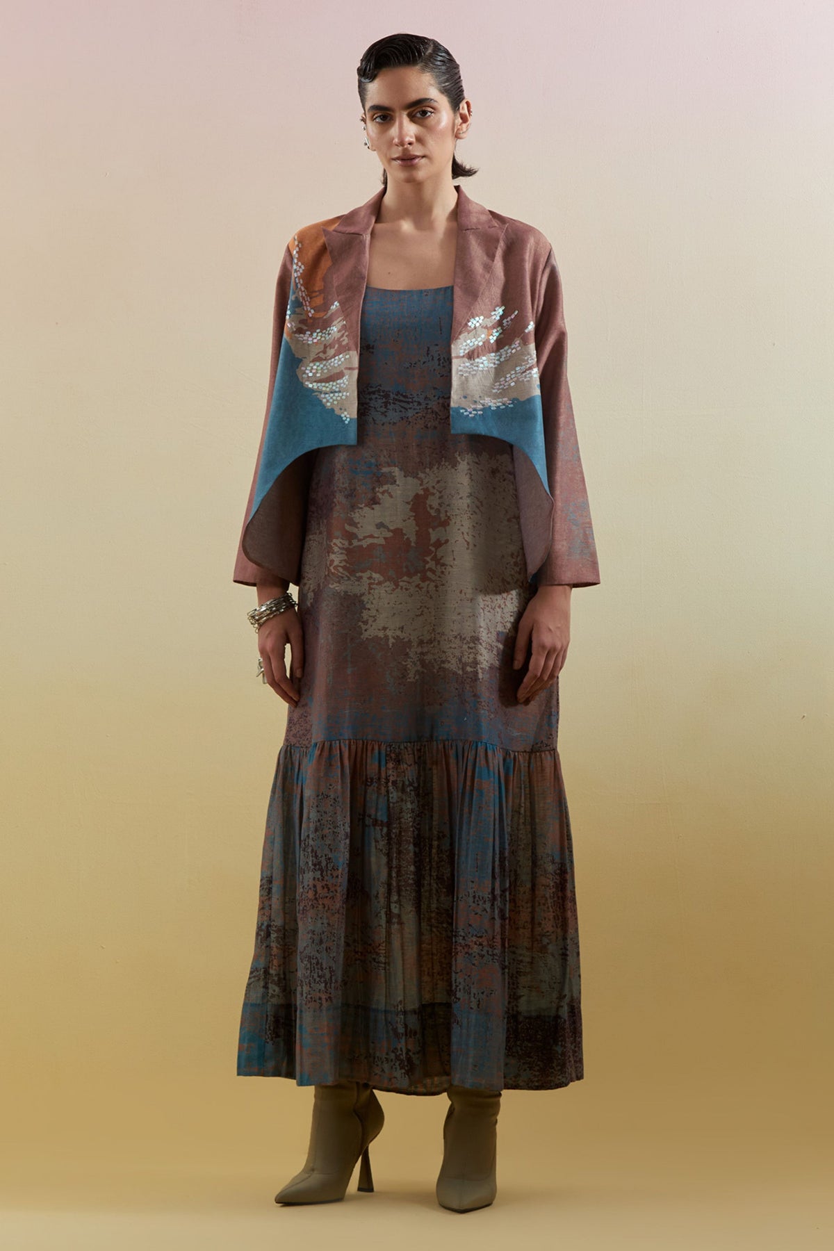 Asymmetrical Jacket & Dress