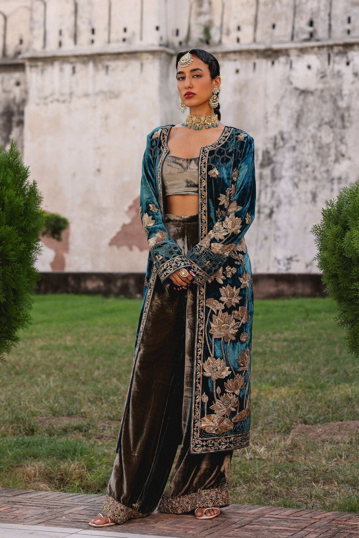 Hazuri Bagh Jacket Set