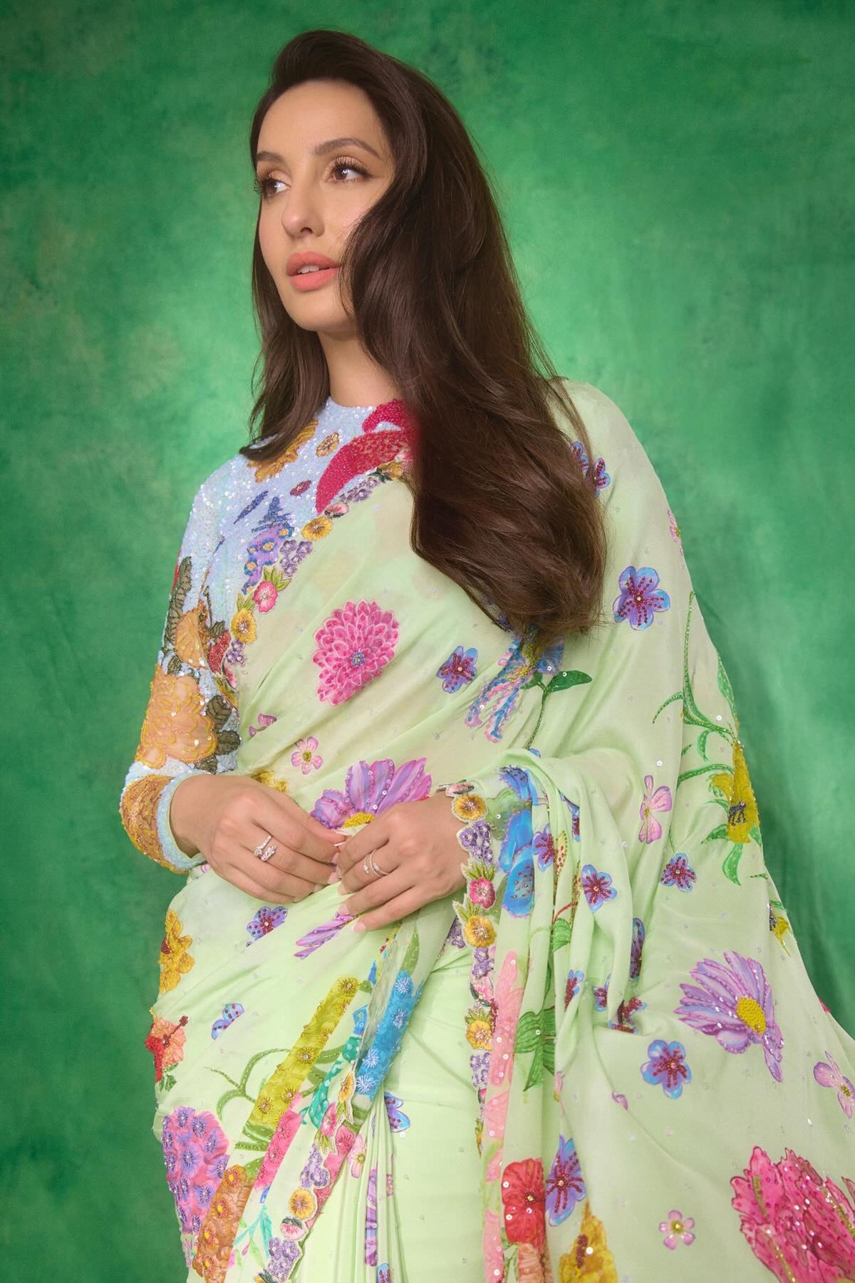 Nora Fatehi in Rahul Mishra