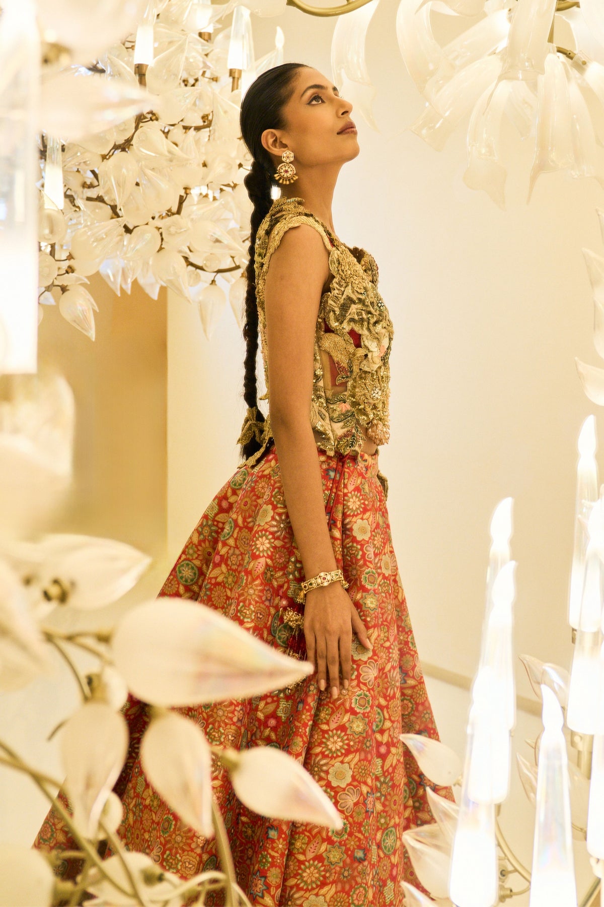 Brocade Skirt Set