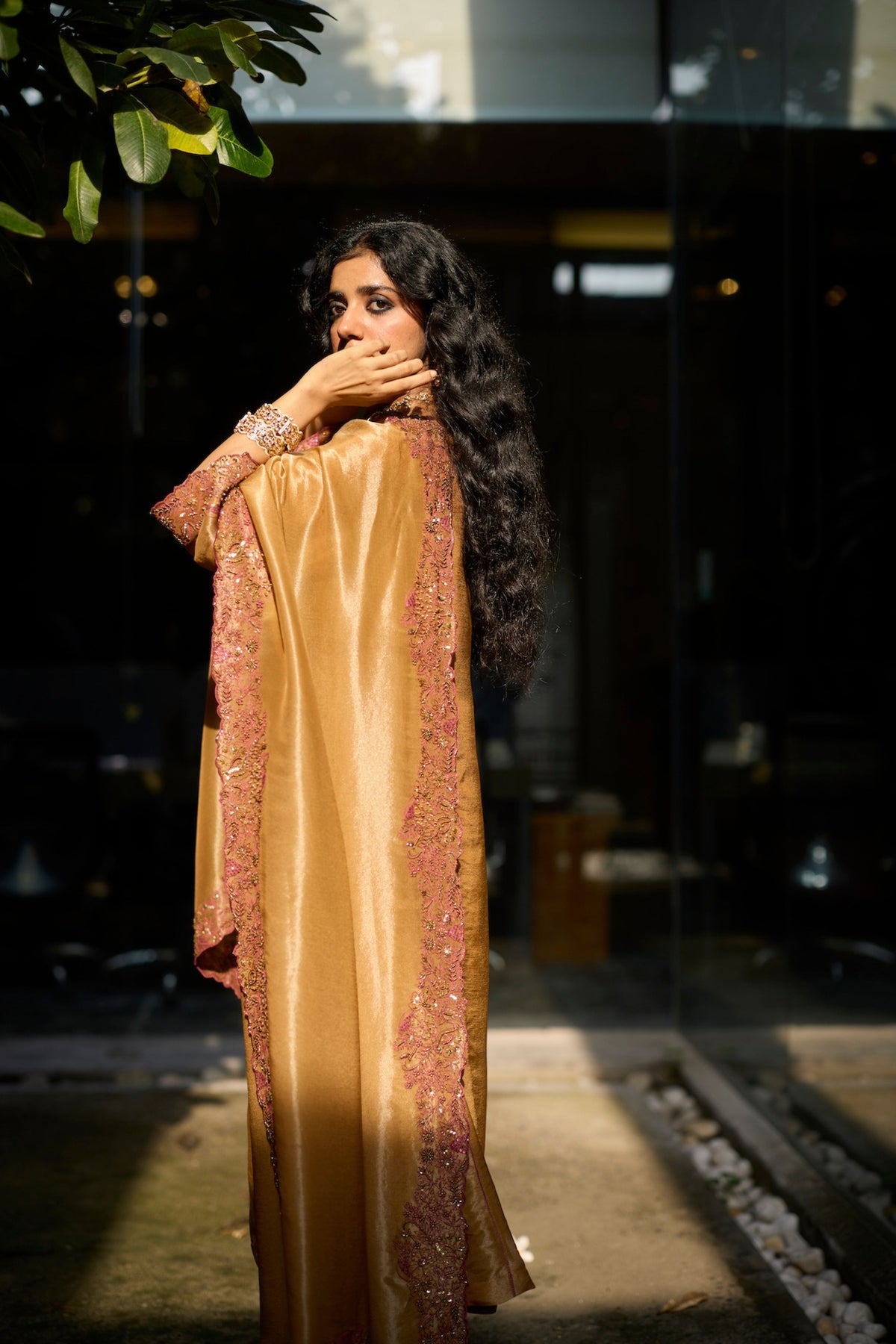 Mustard Dhara Kurta Set