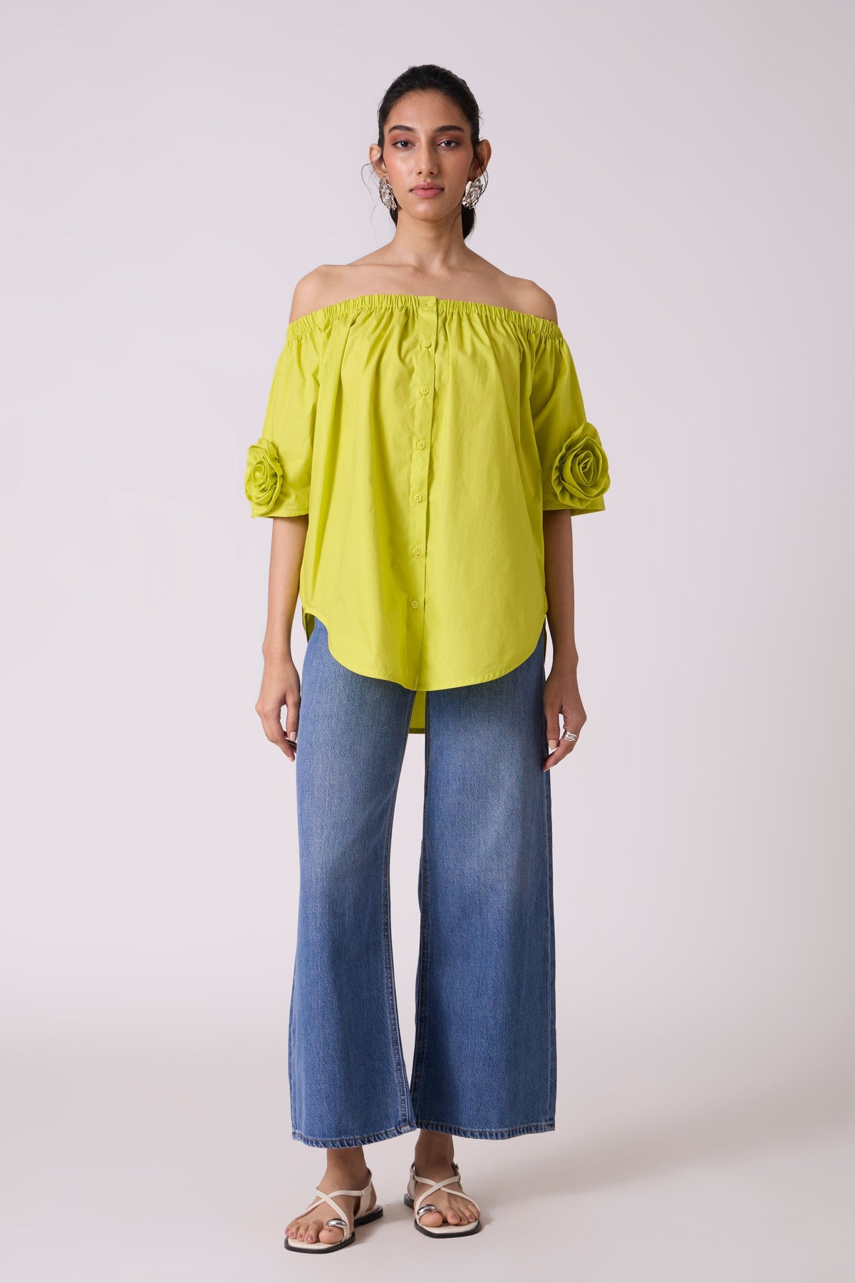 Roselle Sulphur Lime Shirt