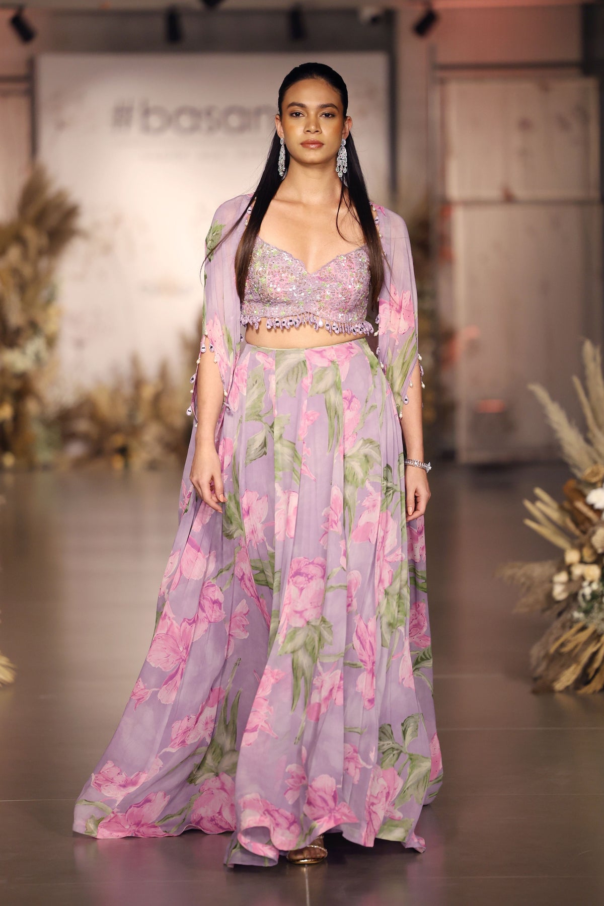 The Mystical Lilacs Cape Set
