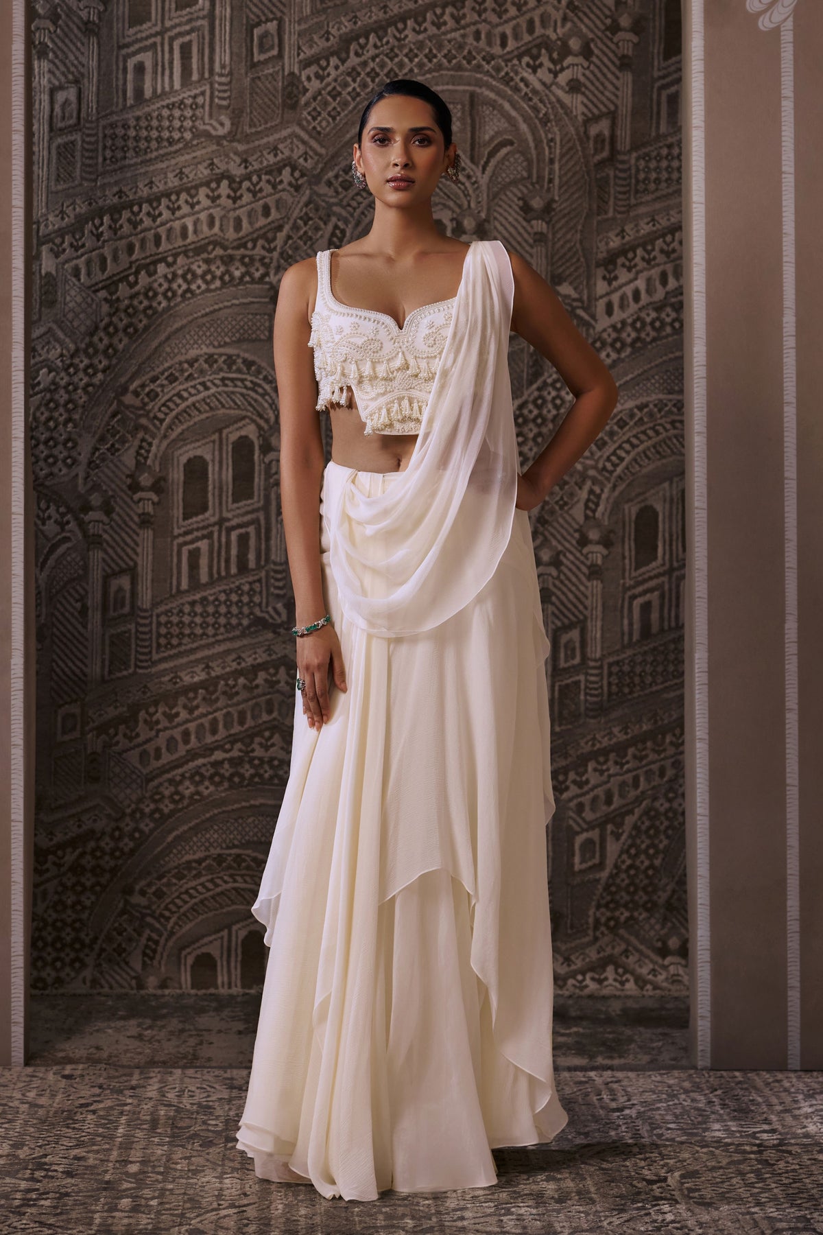 Classic Drape Saree Set