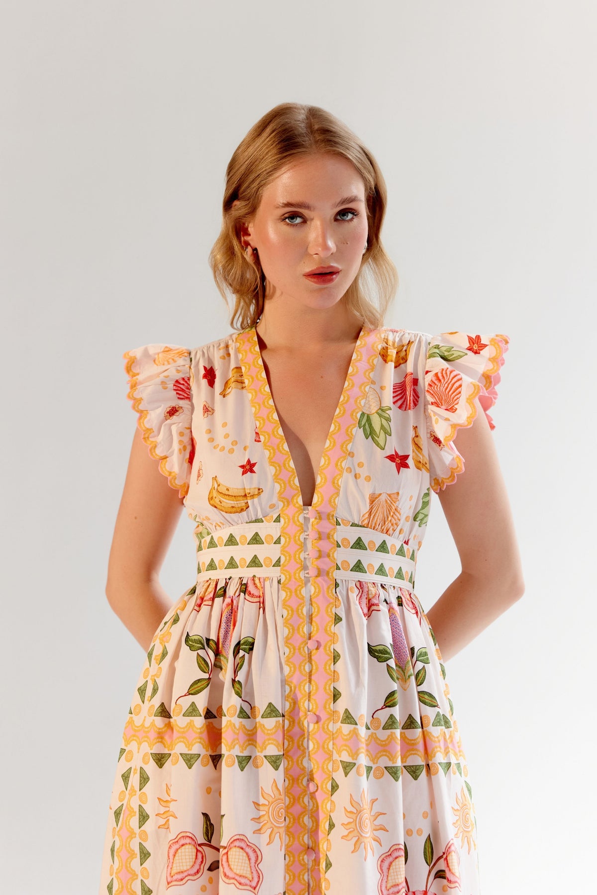 Seashell Ecru Estella Maxi Dress
