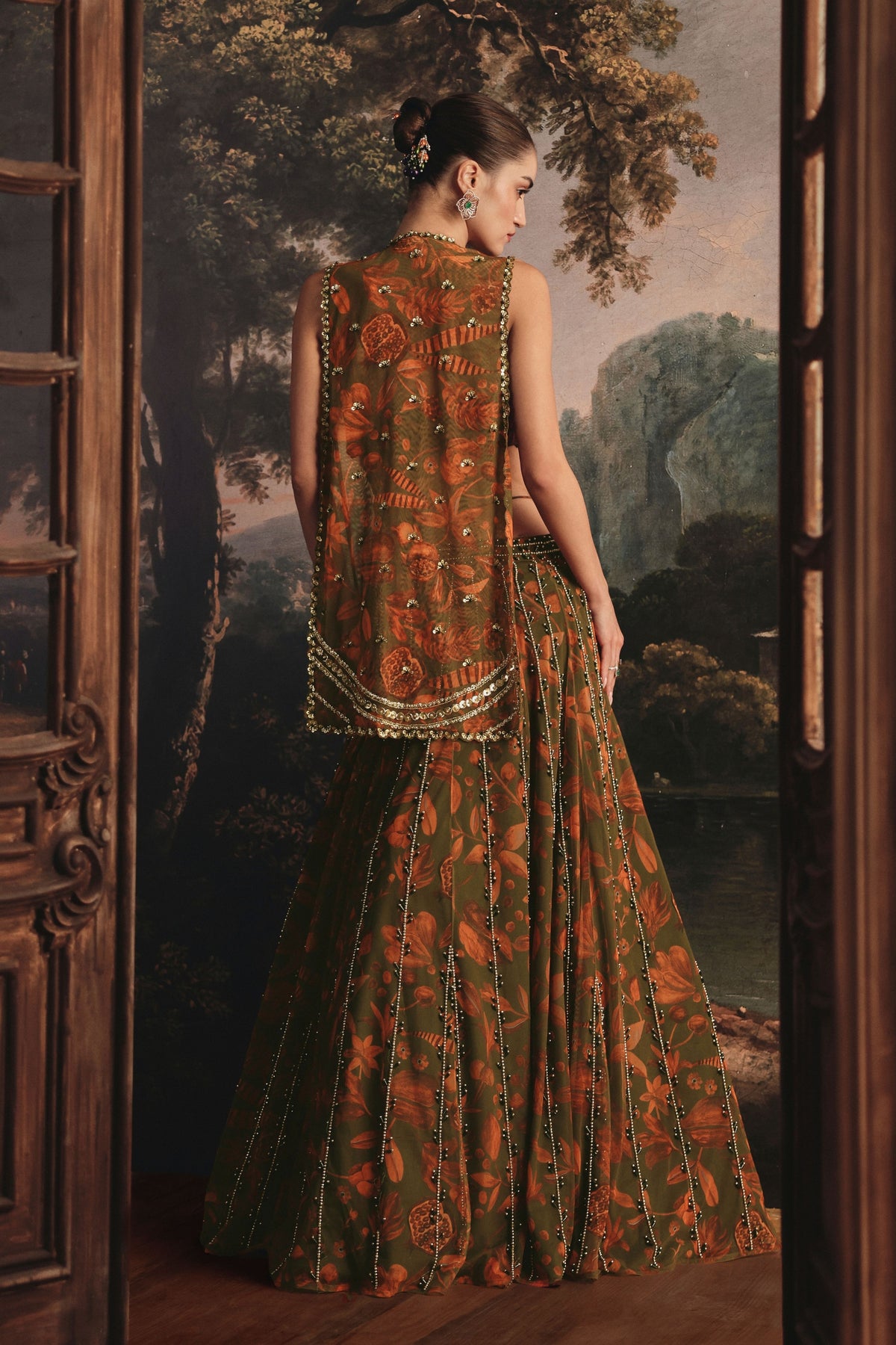 Multi Color Lehenga Set