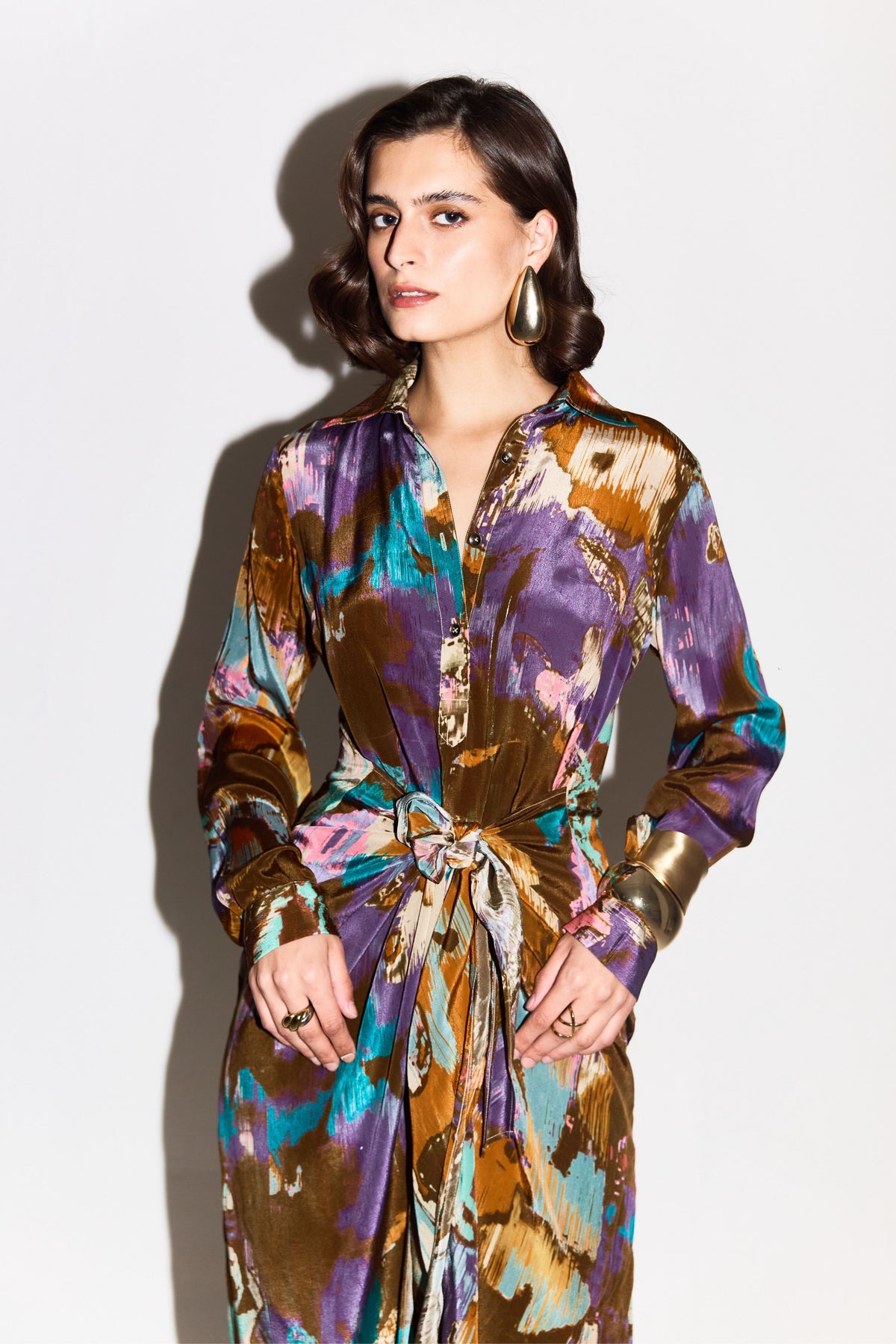 Opal Printed Layered Dress