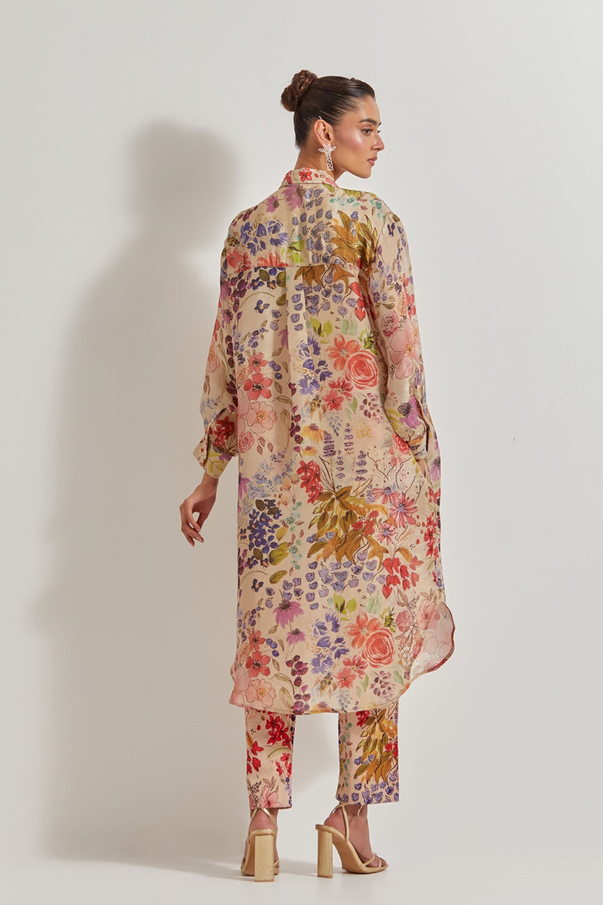 Blooming Burst Tissue Tunic Set