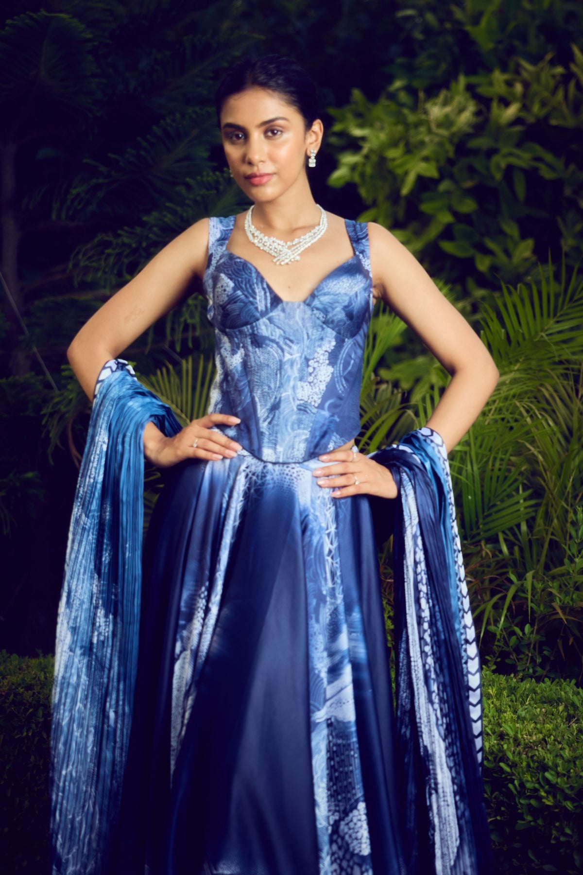 Swirl Lehenga Set