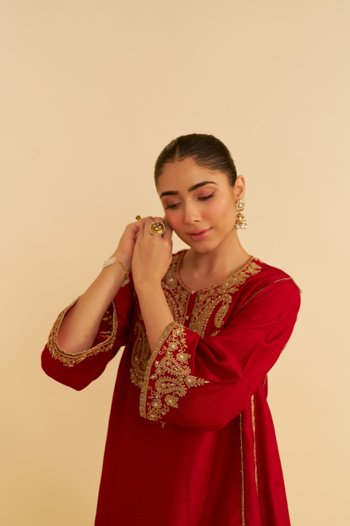 Deep Red Salwar Set