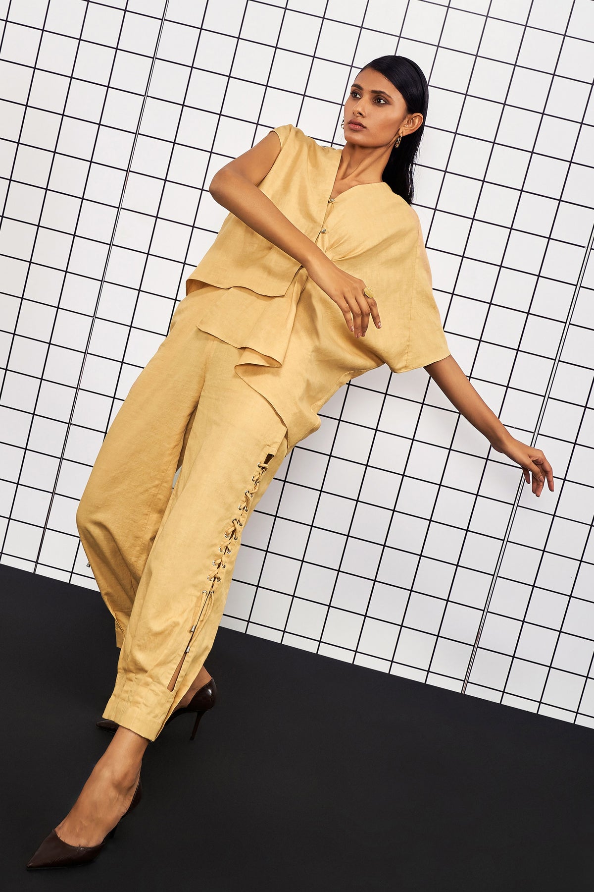 Lime Baggy Co-ord Set