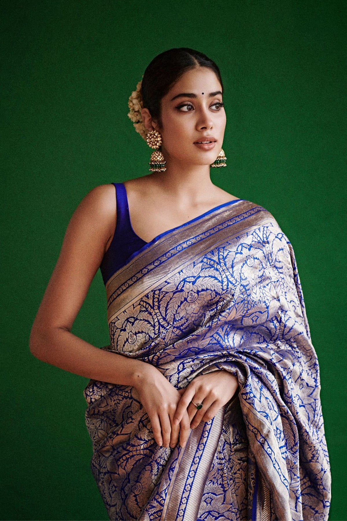 Akbari Electric Blue Saree