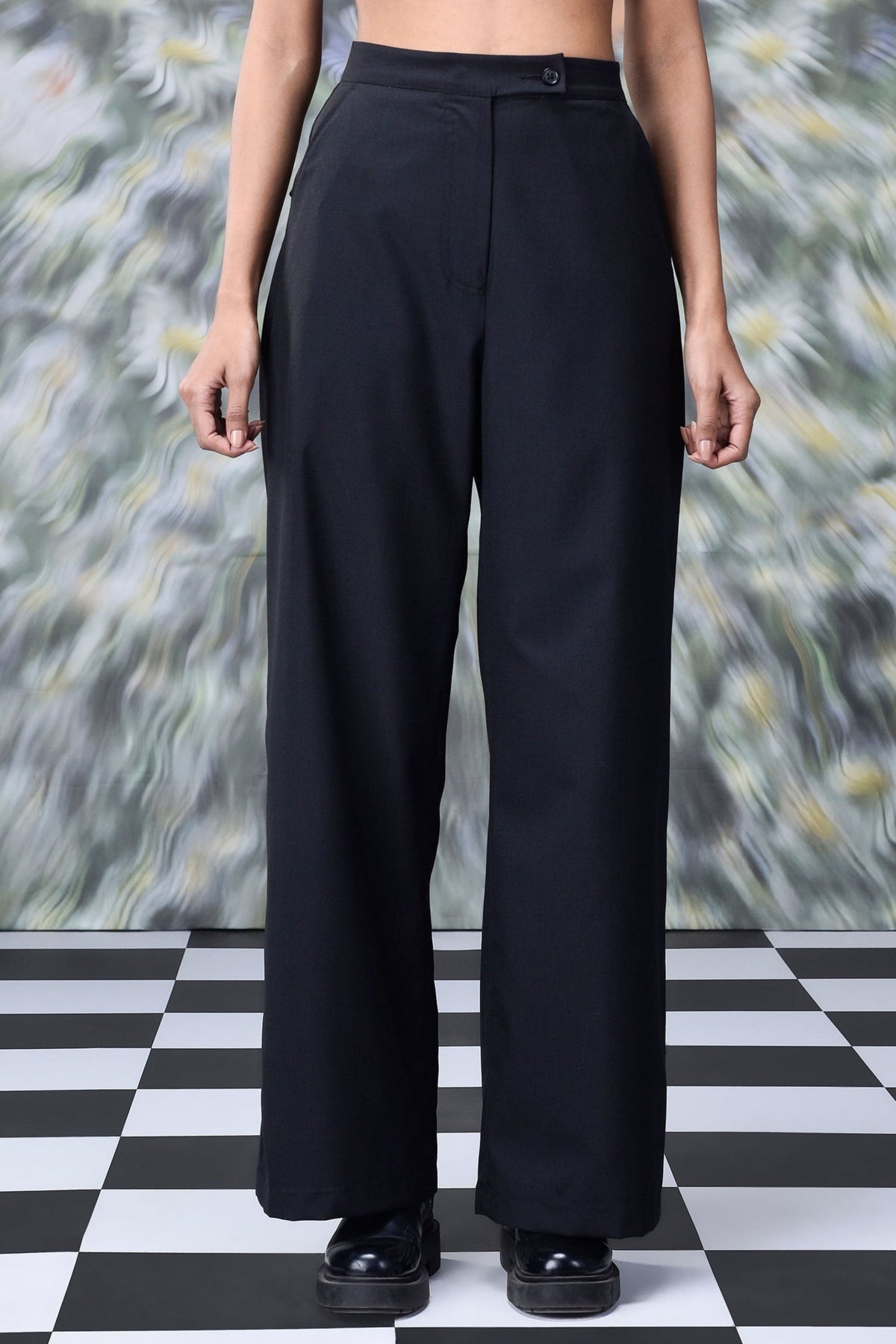 Women&#39;s Cotton Twill Trouser  Black