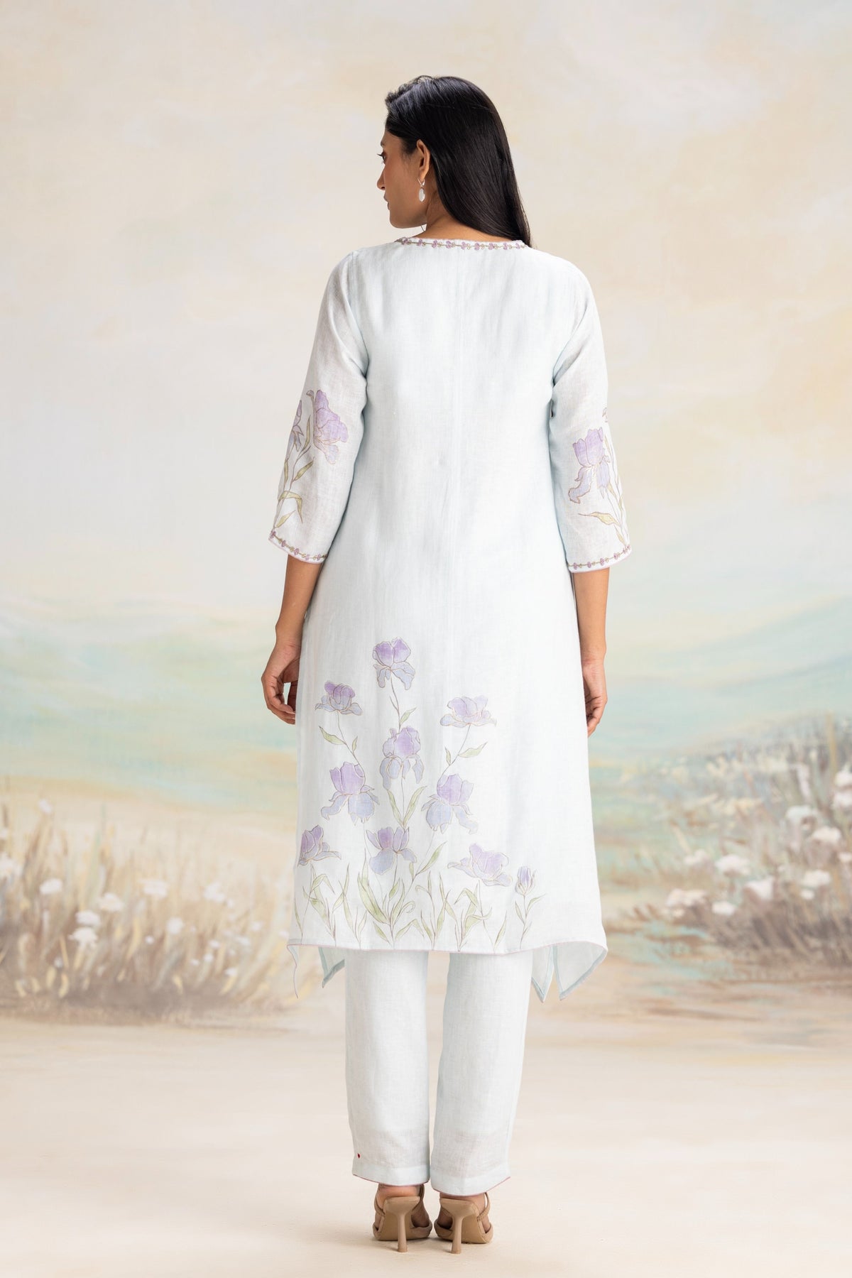 Iris Powder Blue Kurta Set