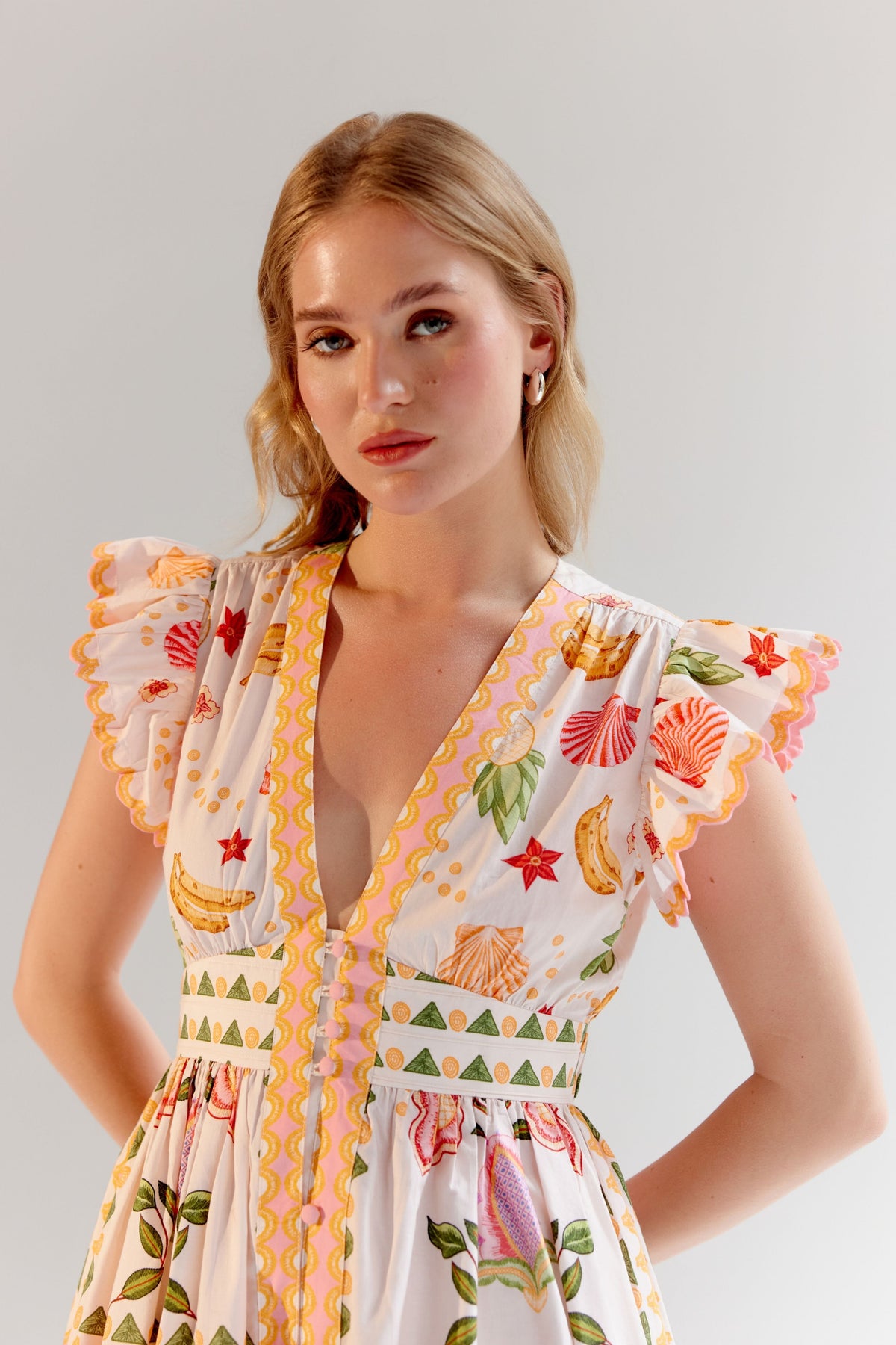Seashell Ecru Estella Maxi Dress