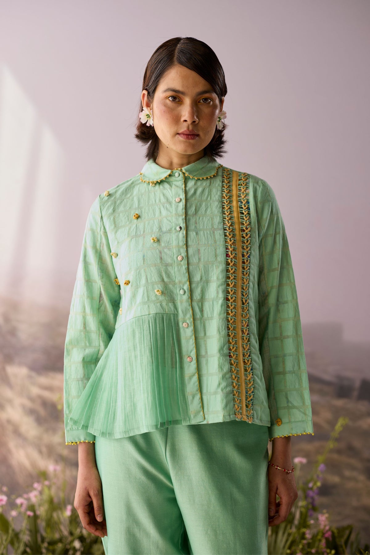 Seaglass Checkered Shirt