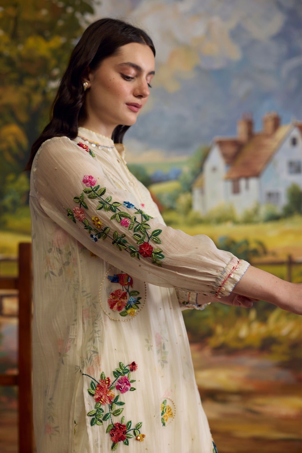 Lumina Embroidered Kurta