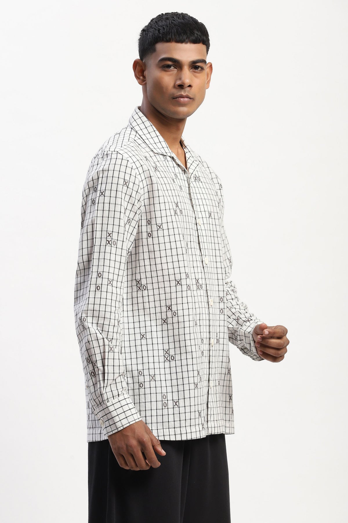 White Tic Tac Toe Shirt