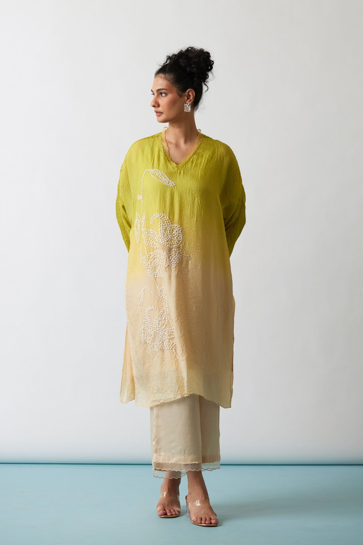 Citrene Silk Kurta Set