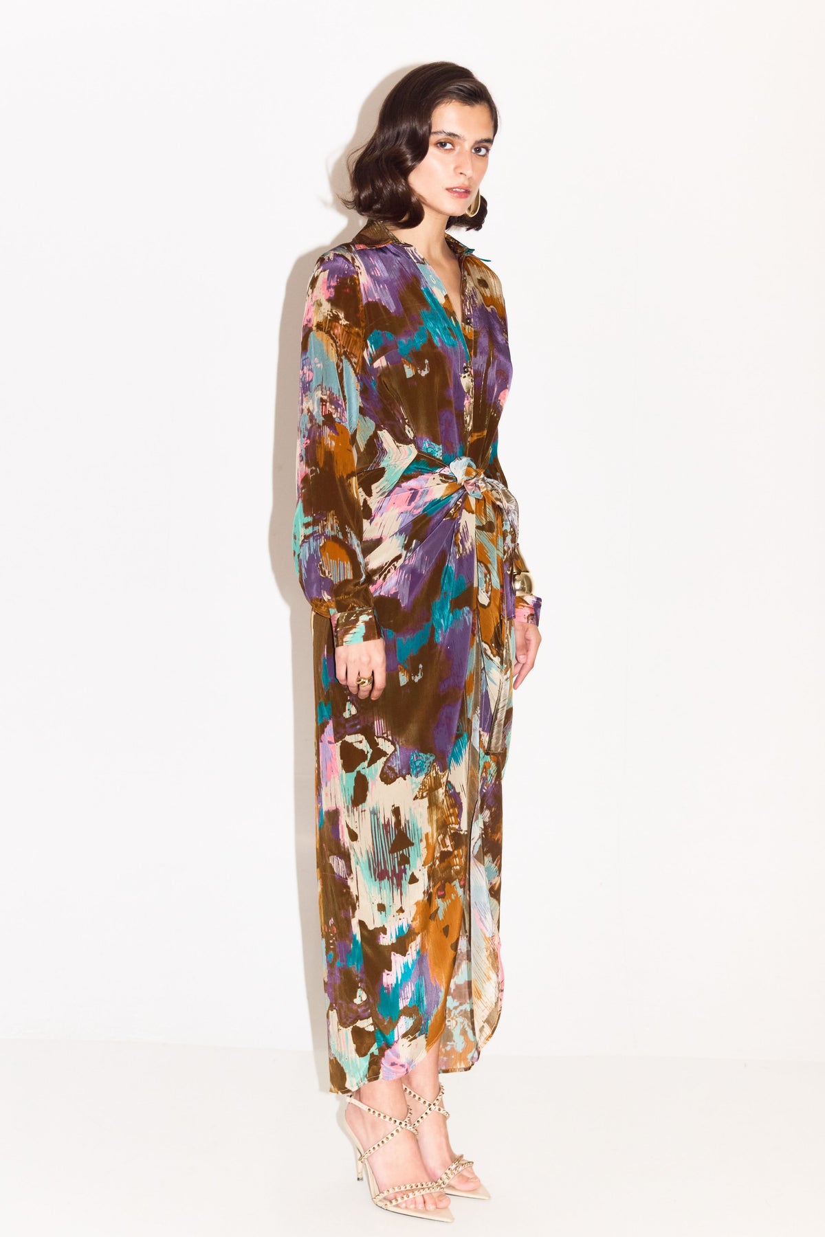 Opal Printed Layered Dress