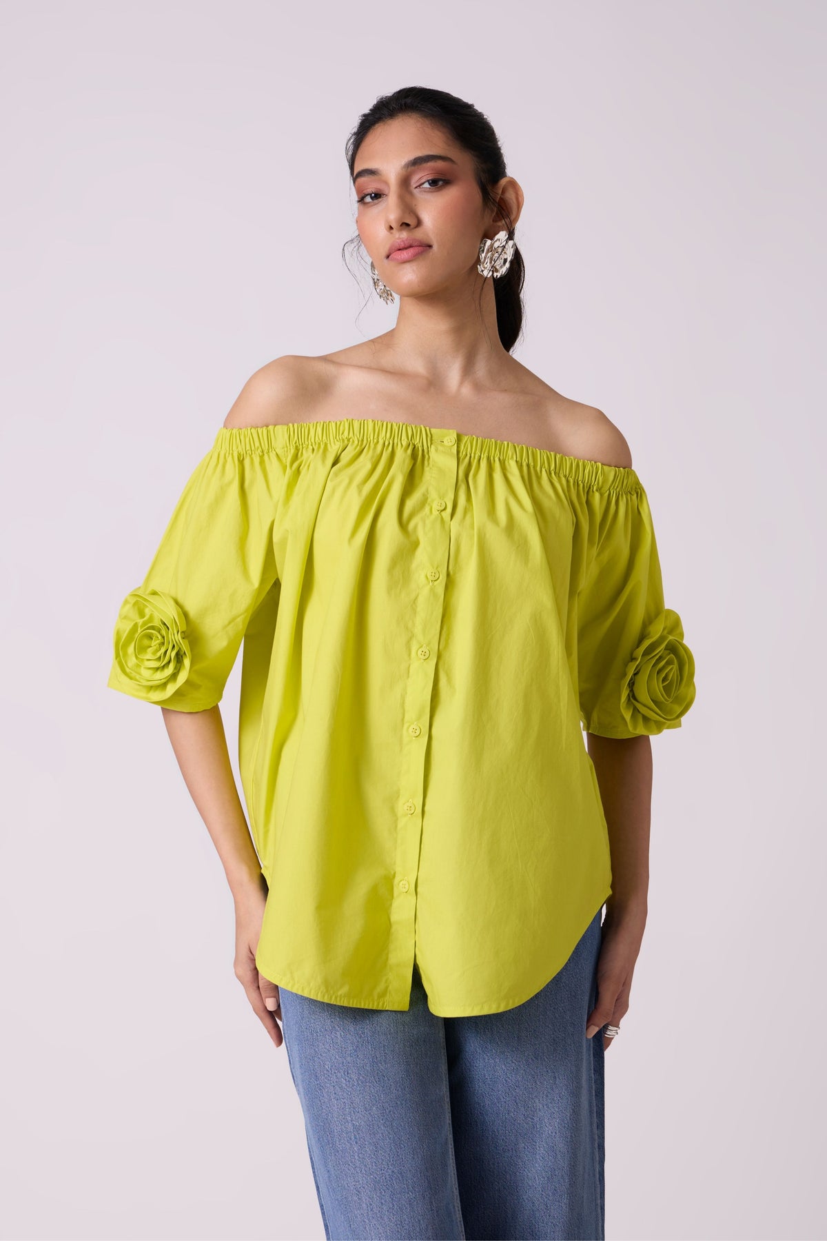 Roselle Sulphur Lime Shirt
