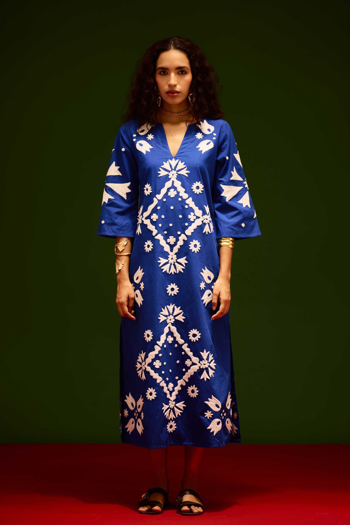 Blue Sitara Maxi Dress
