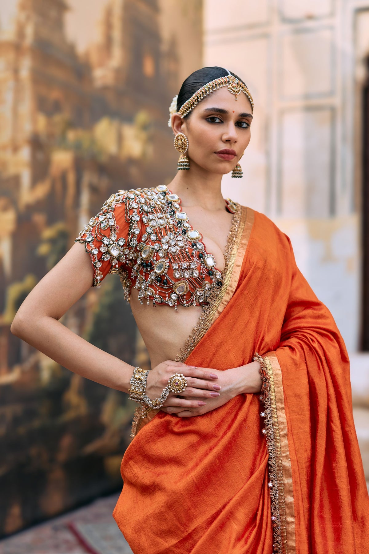 Vajramani Saree Set