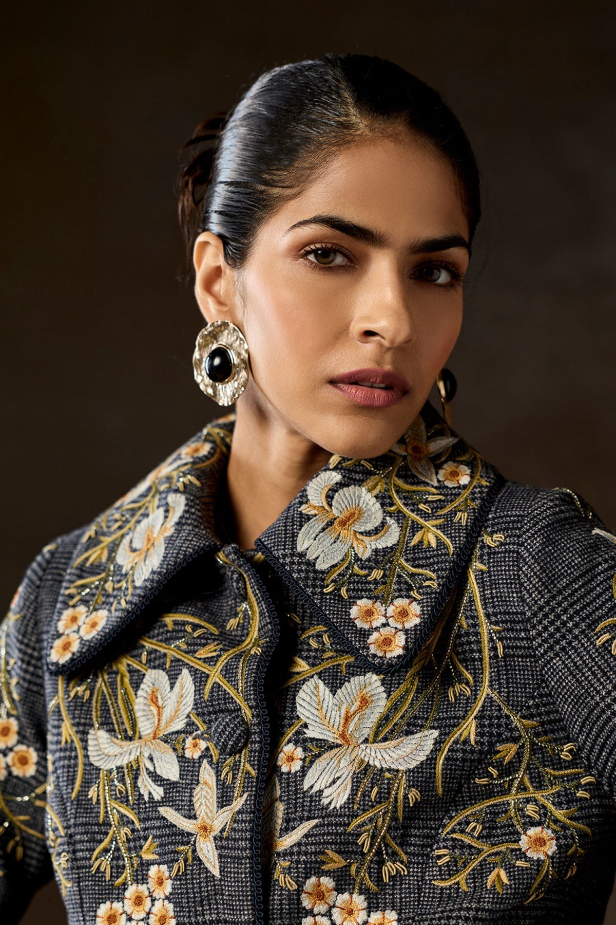 Rheia Grey Flannel Jacket