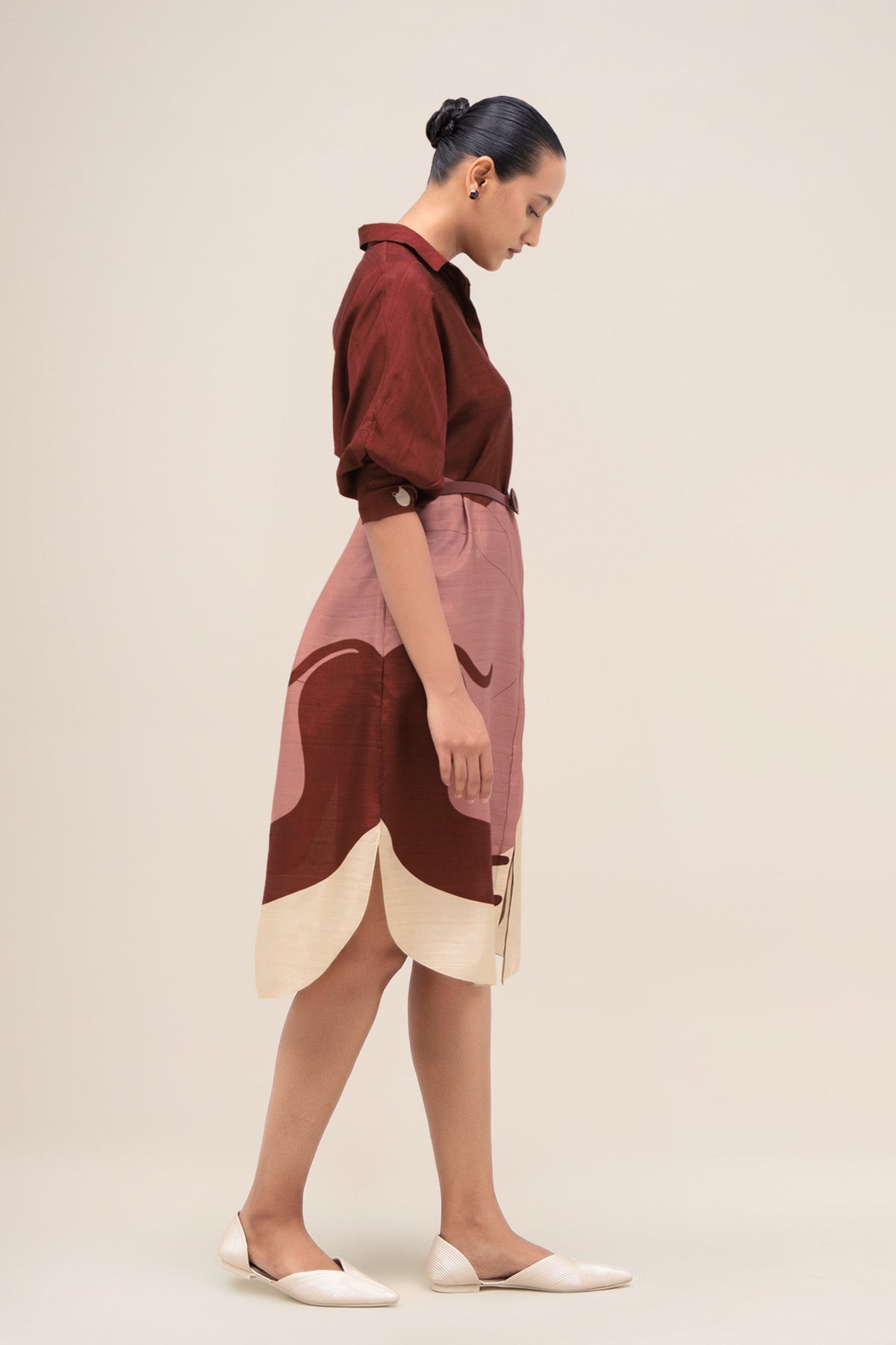 Lina Brick Dress