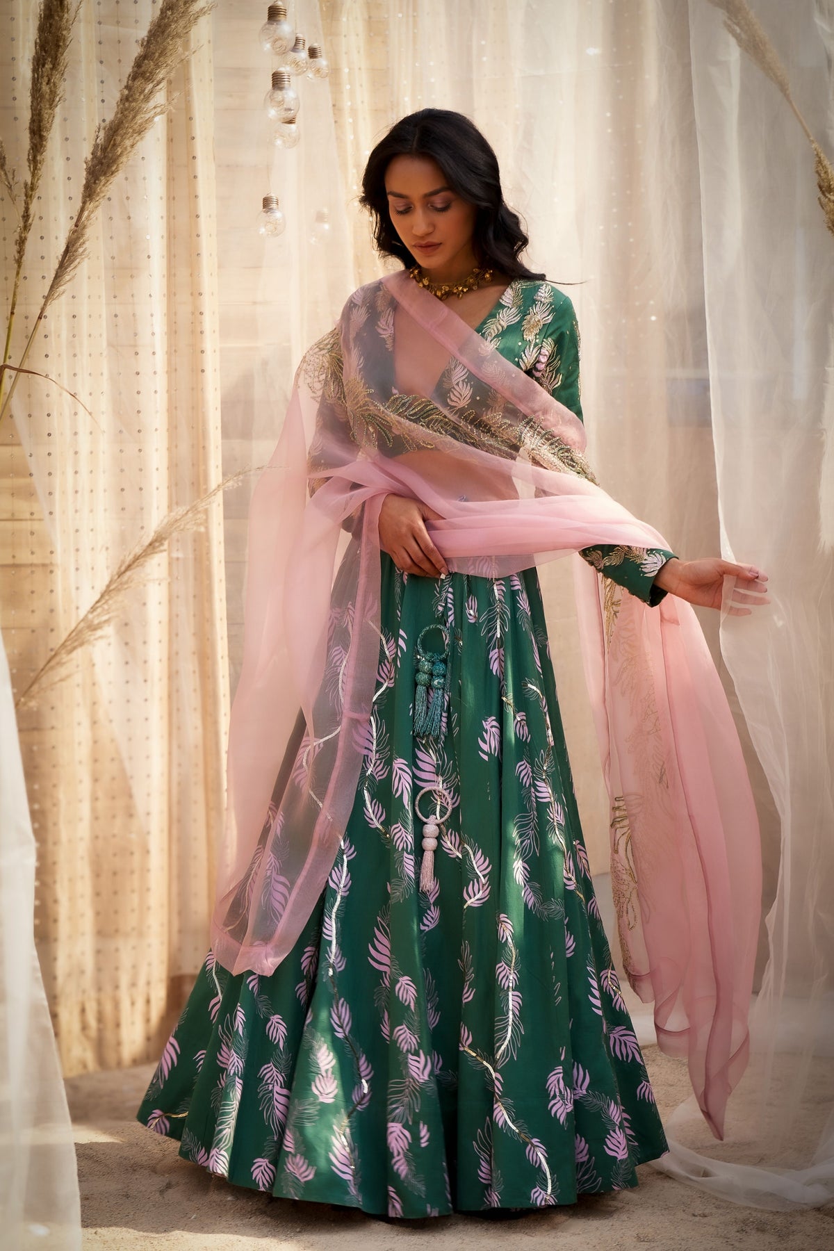 Reveria Printed Lehenga Set