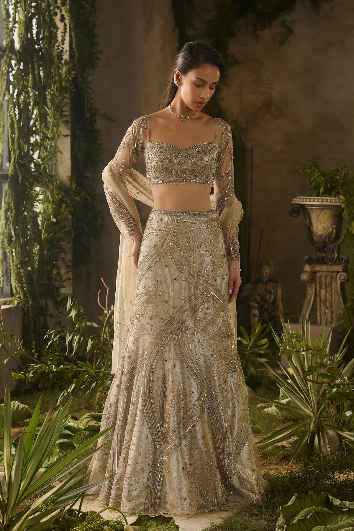Molten Luxe Lehenga Set