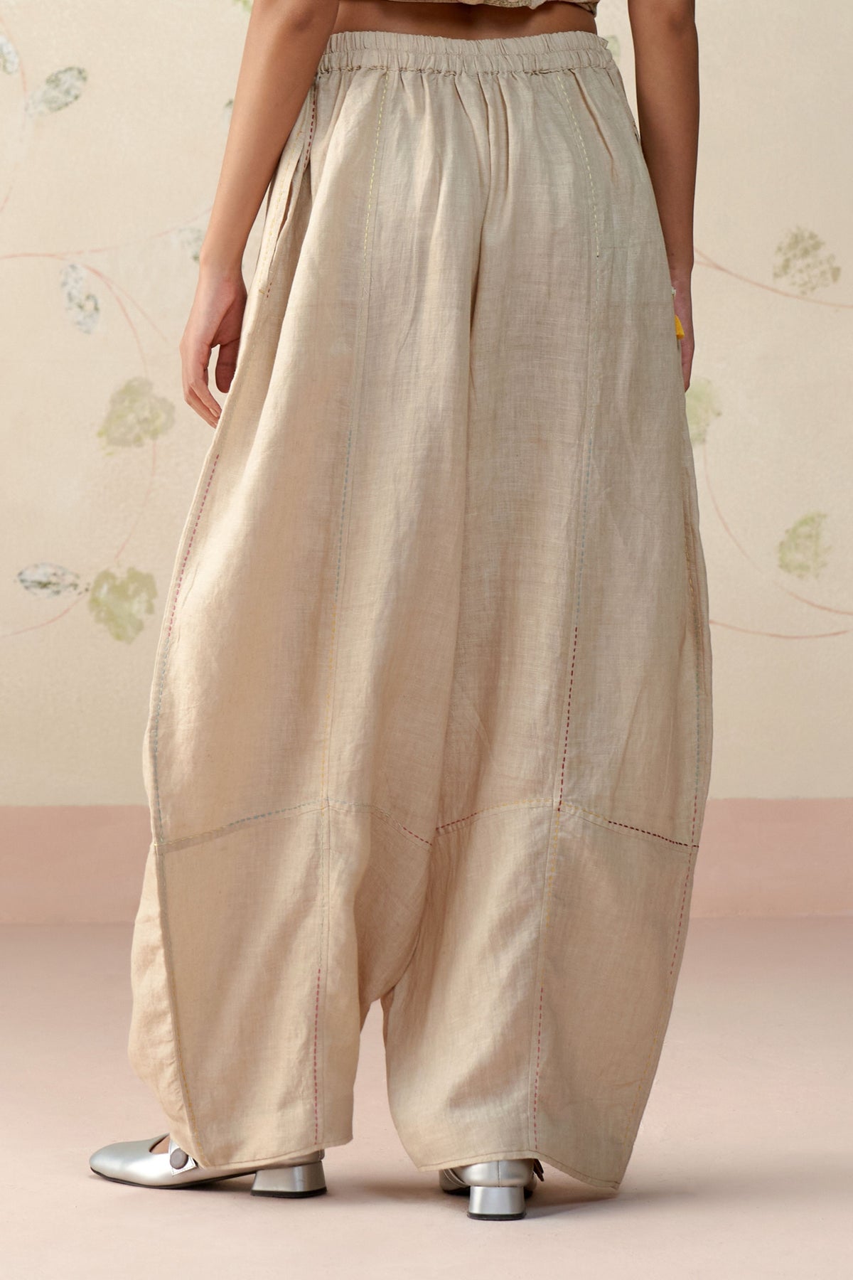 Stamen Beige Barrel Pants