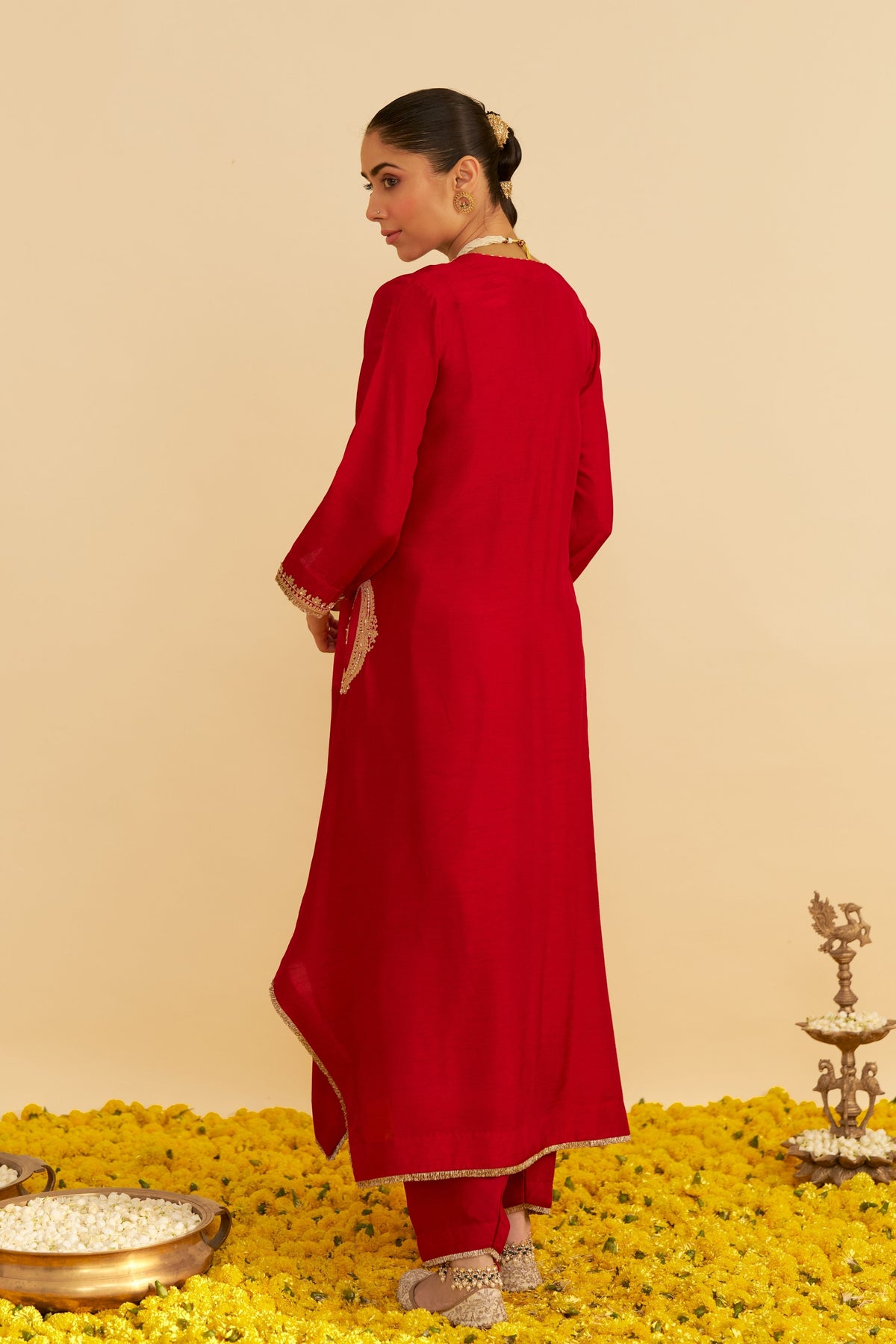 Deep Red Salwar Set