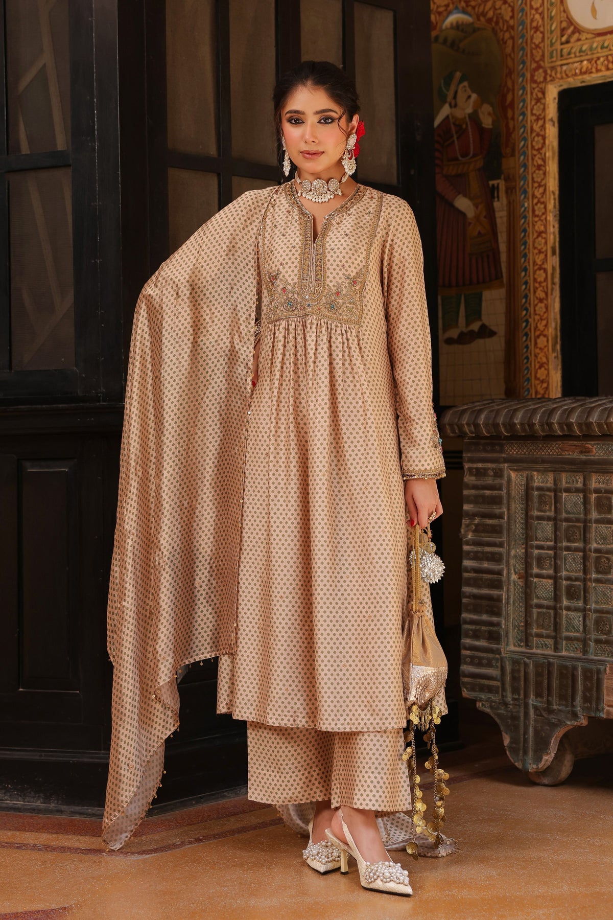 Ahista Ivory Kurta Set