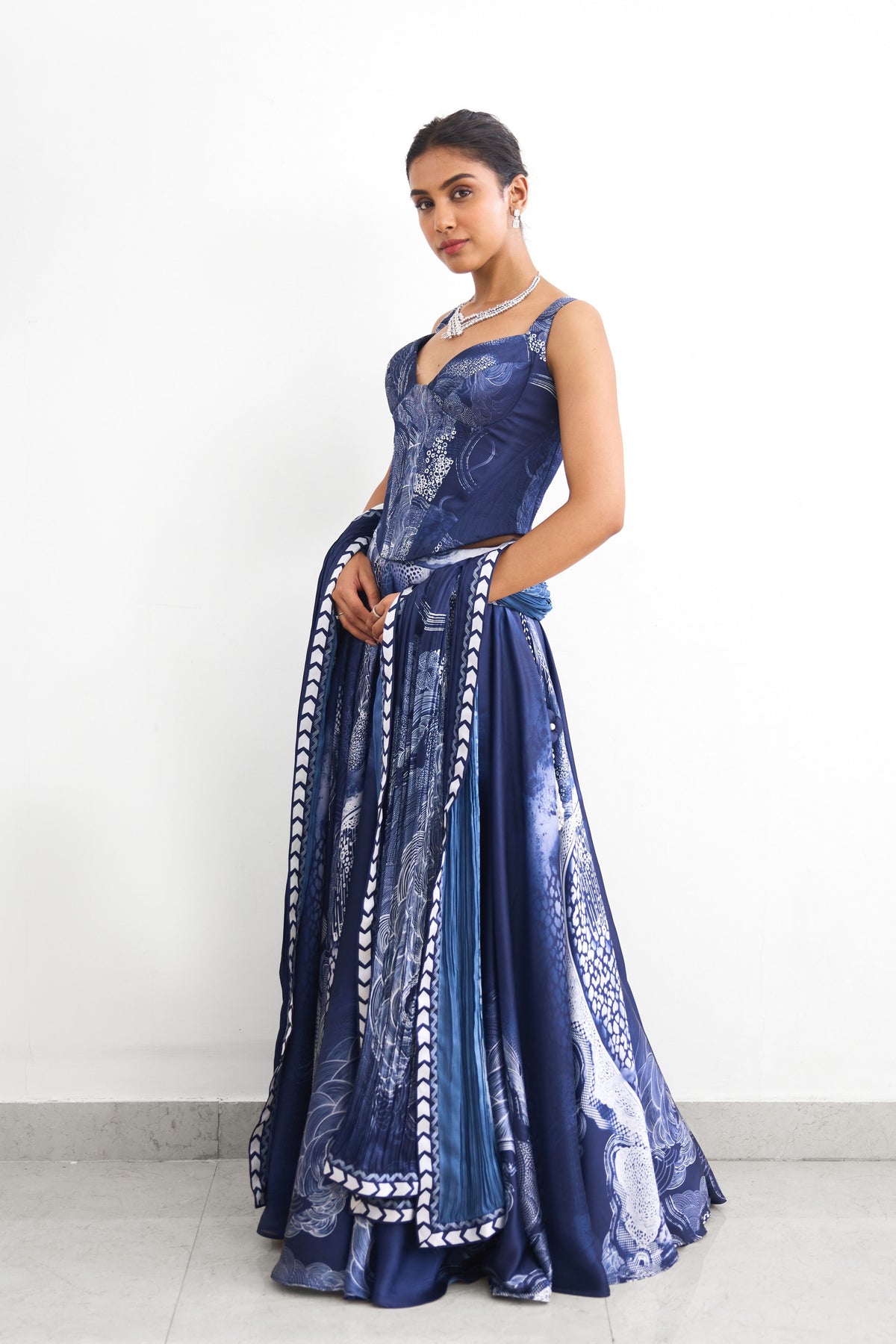 Swirl Lehenga Set