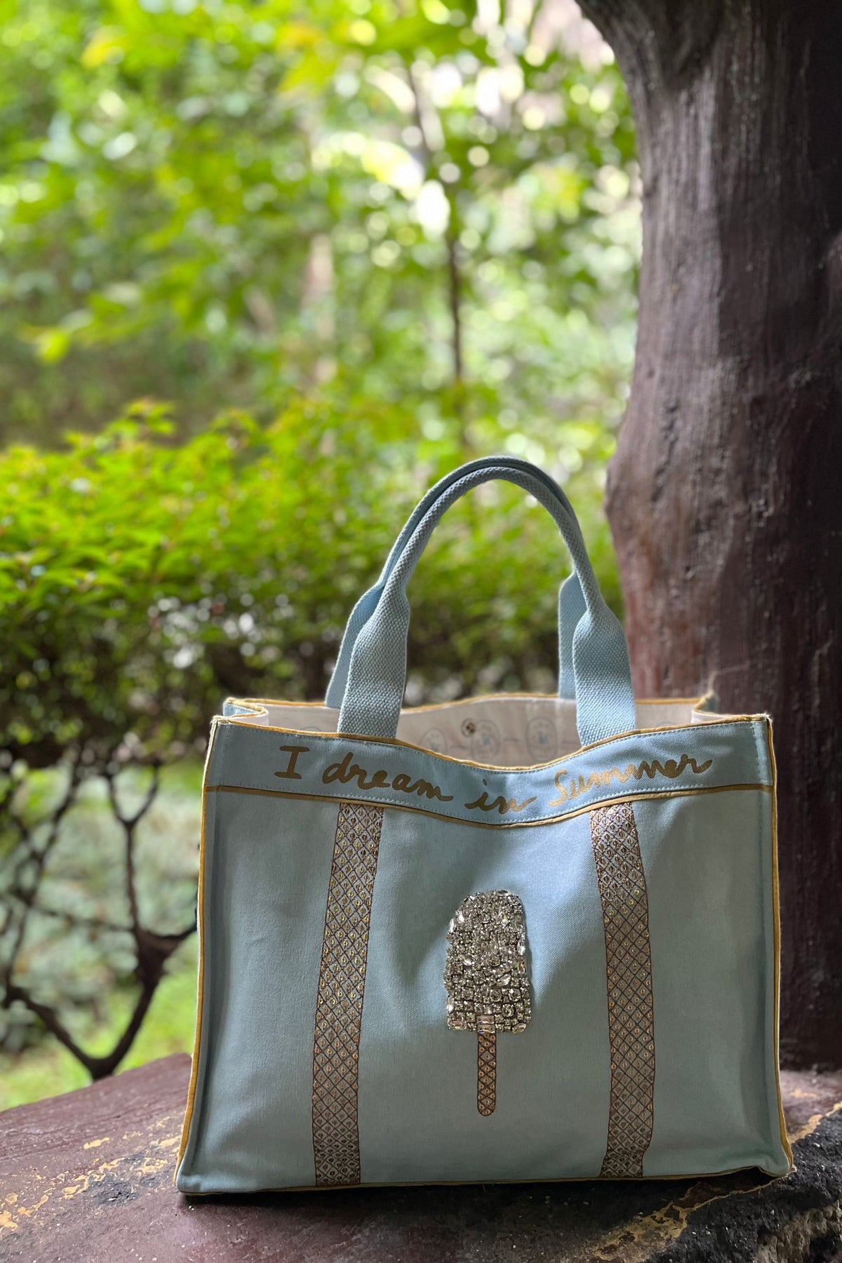 Summer Duo in Icy Blue Bag