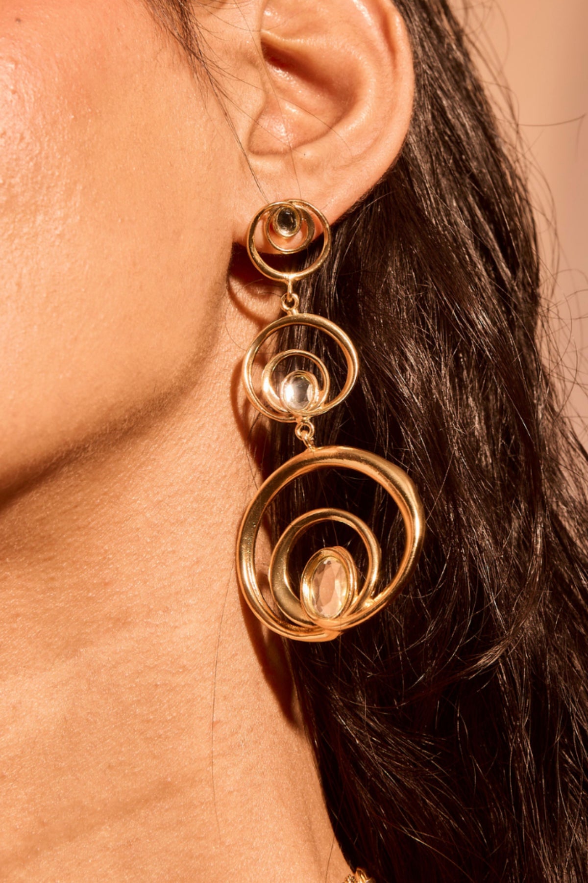 Wave Trio Earrings