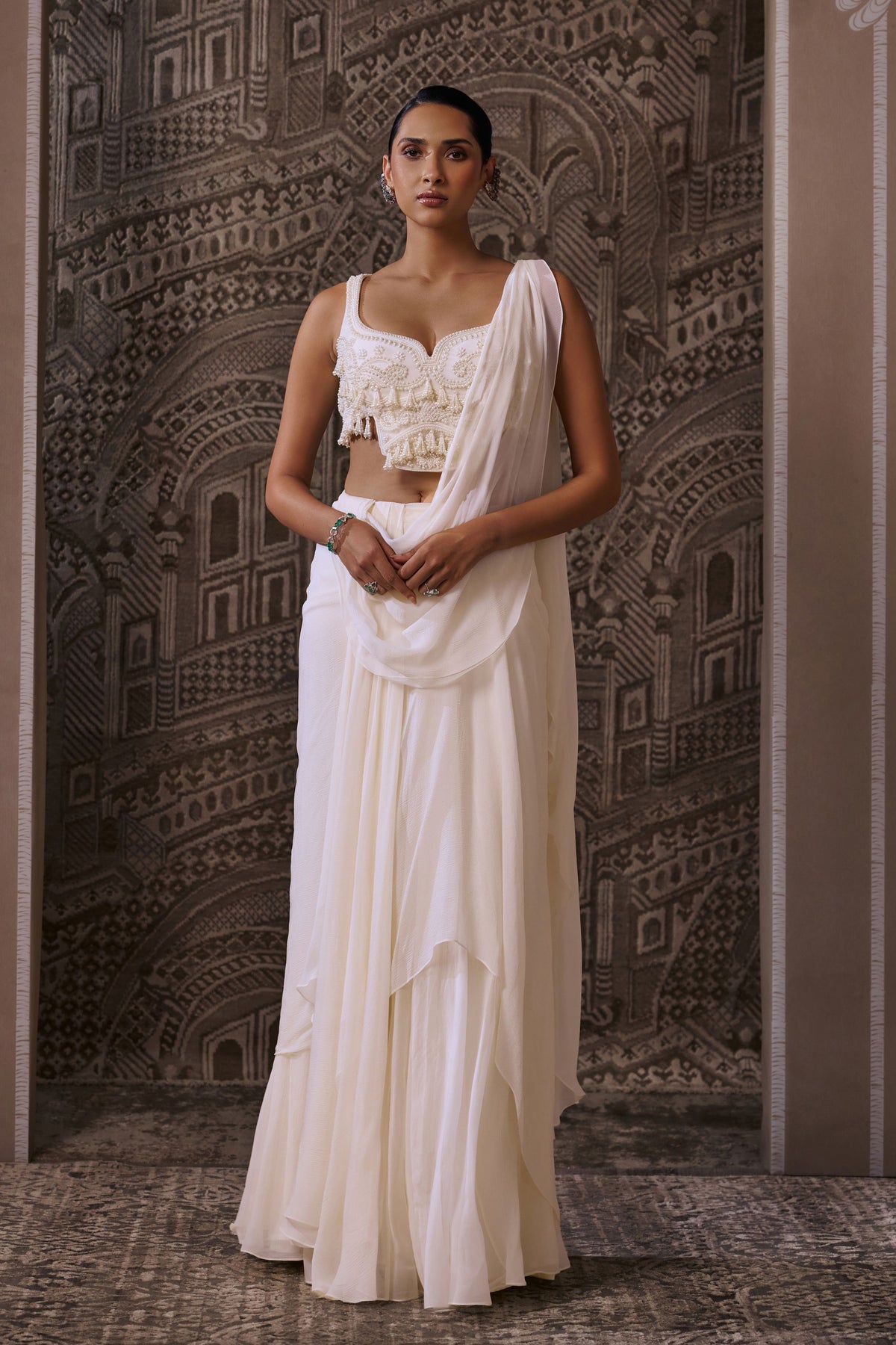 Classic Drape Saree Set